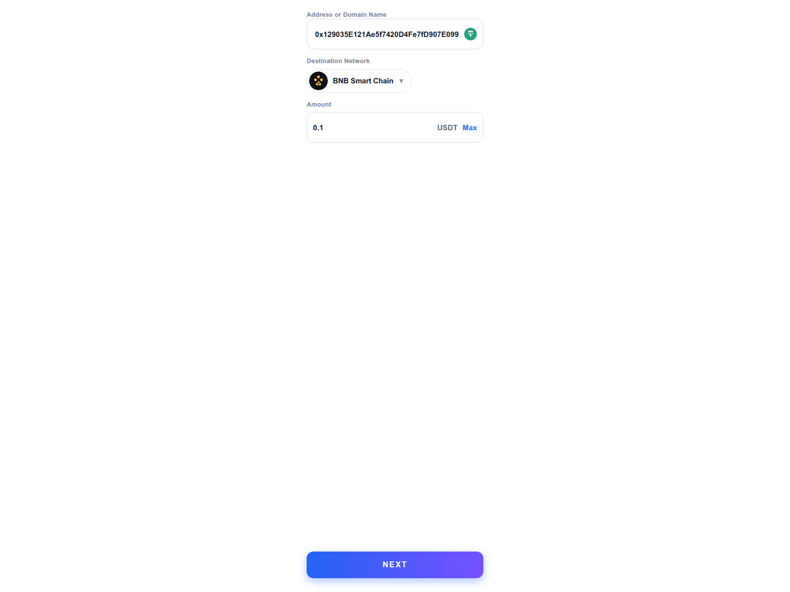 Знімок екрана senddt.online