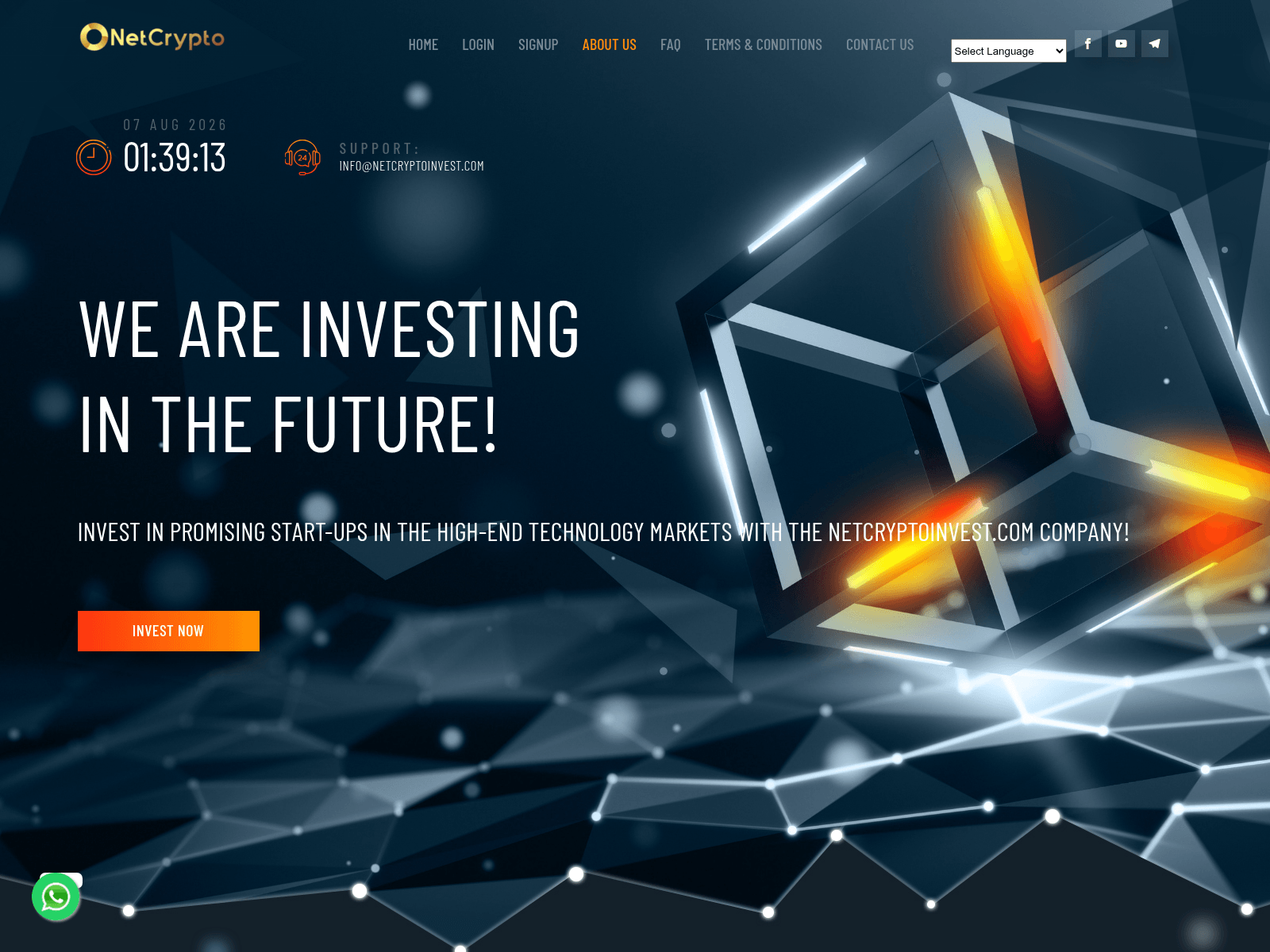 Screenshot von netcryptoinvest.com