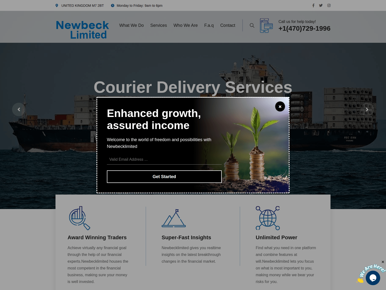 Screenshot von newbecklimited.com