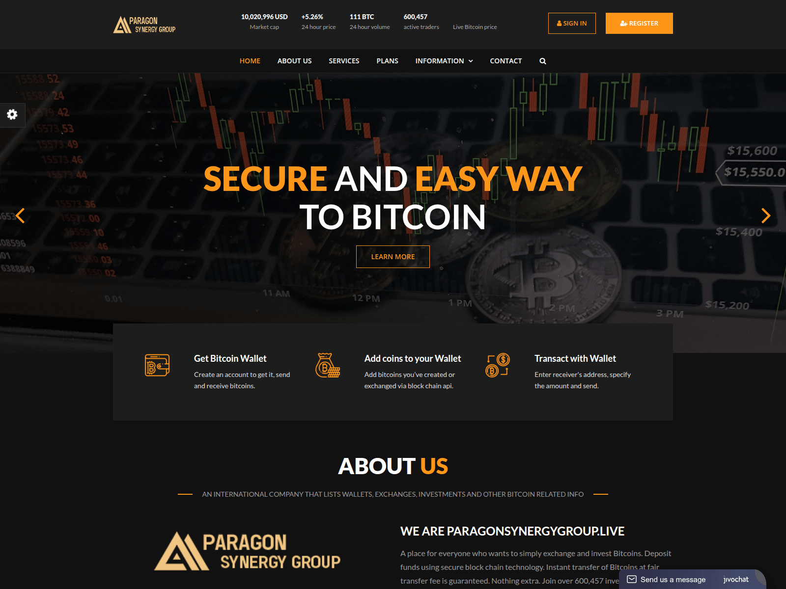 的截图 paragonsynergygroup.live