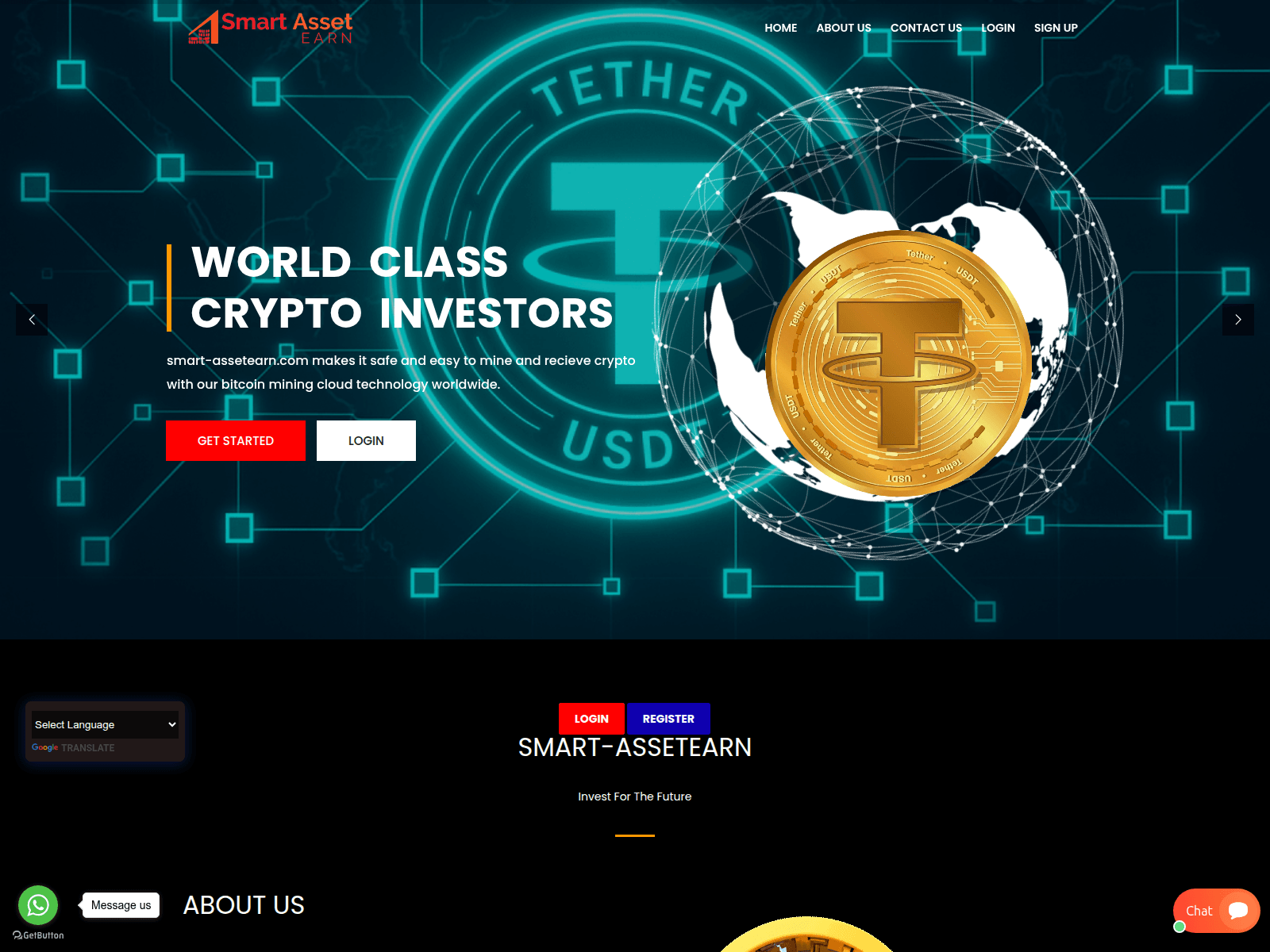 Screenshot of smart-assetearn.com