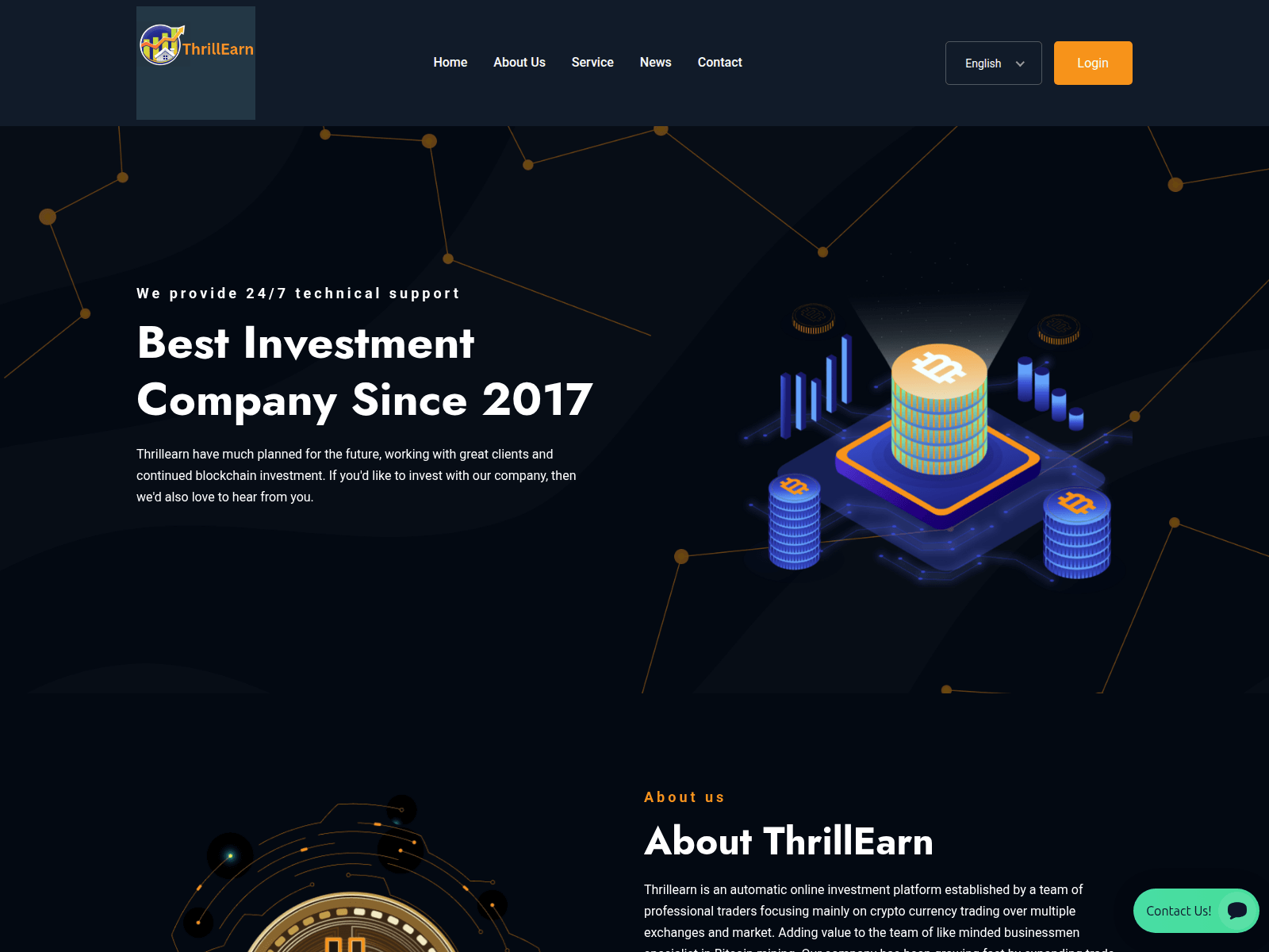 Screenshot von thrillearn.com
