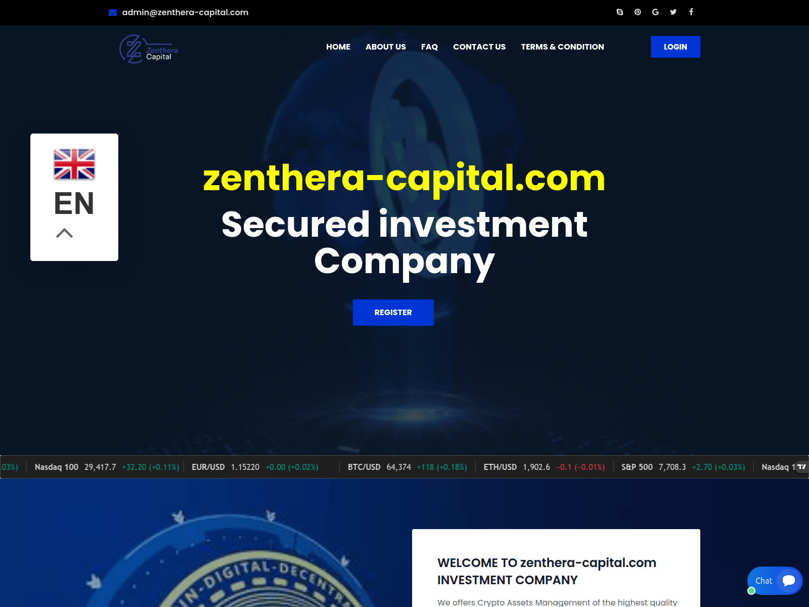 Screenshot of zenthera-cap.com
