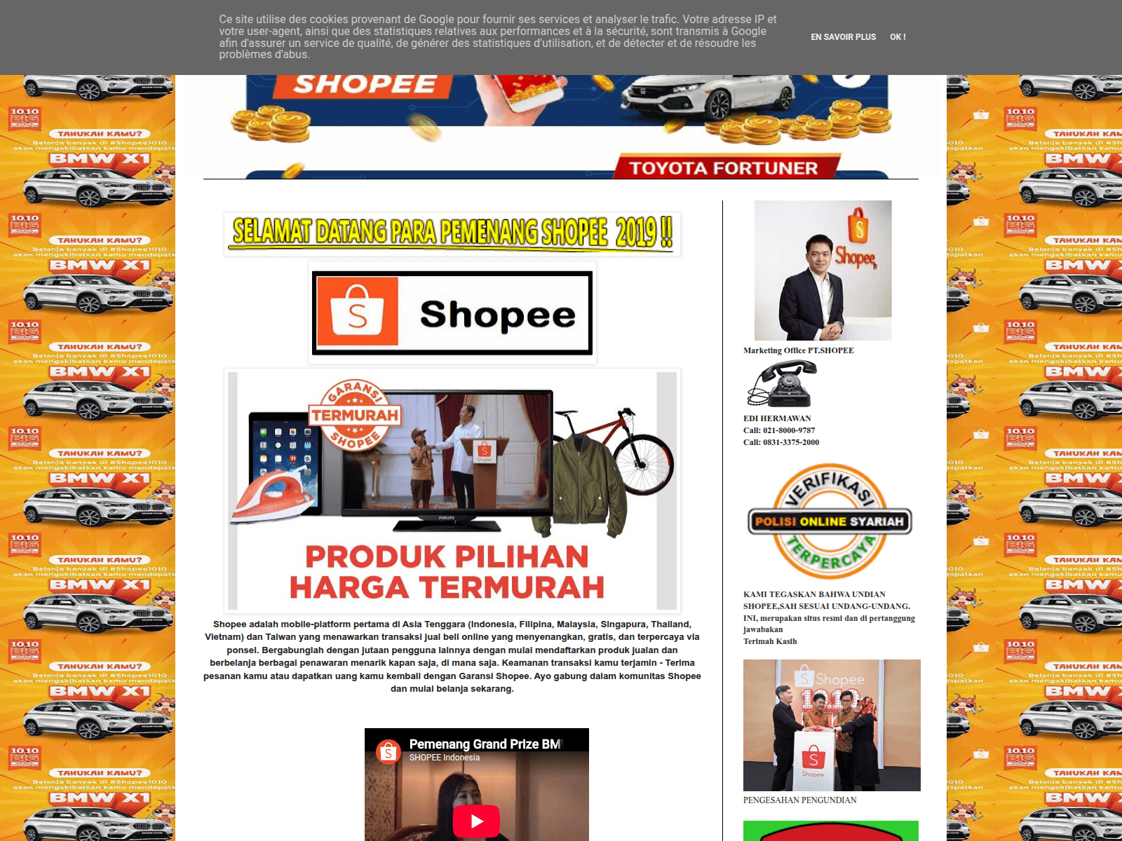 Screenshot of shopee-002.blogspot.com