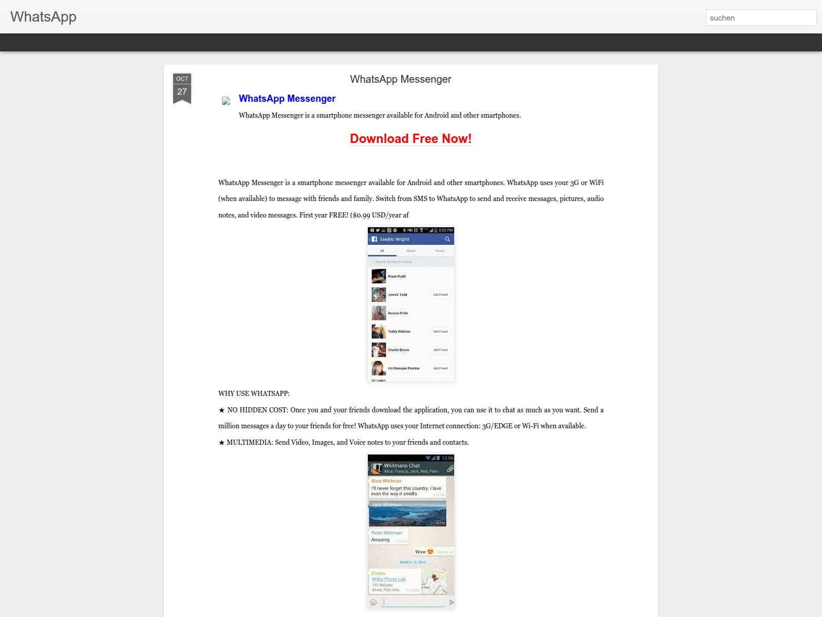 Screenshot of whatsappfreewhatsapp.blogspot.com