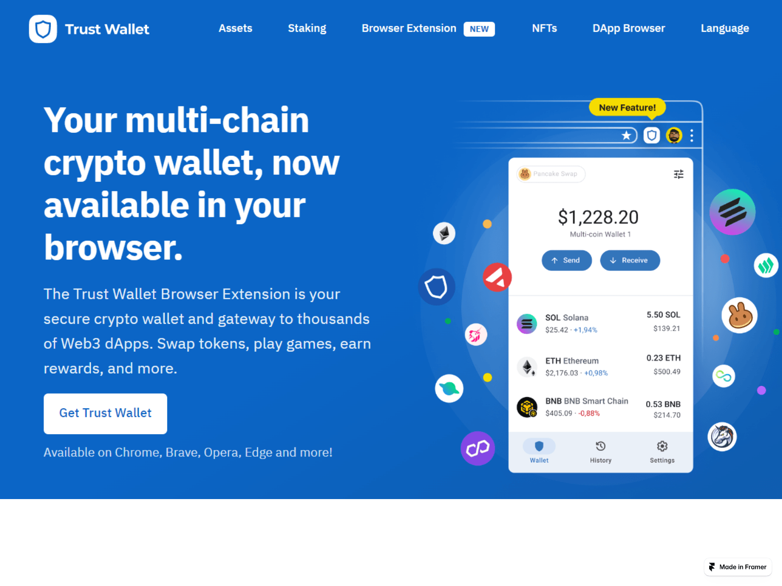 Screenshot of dom-trust-wet.framer.ai