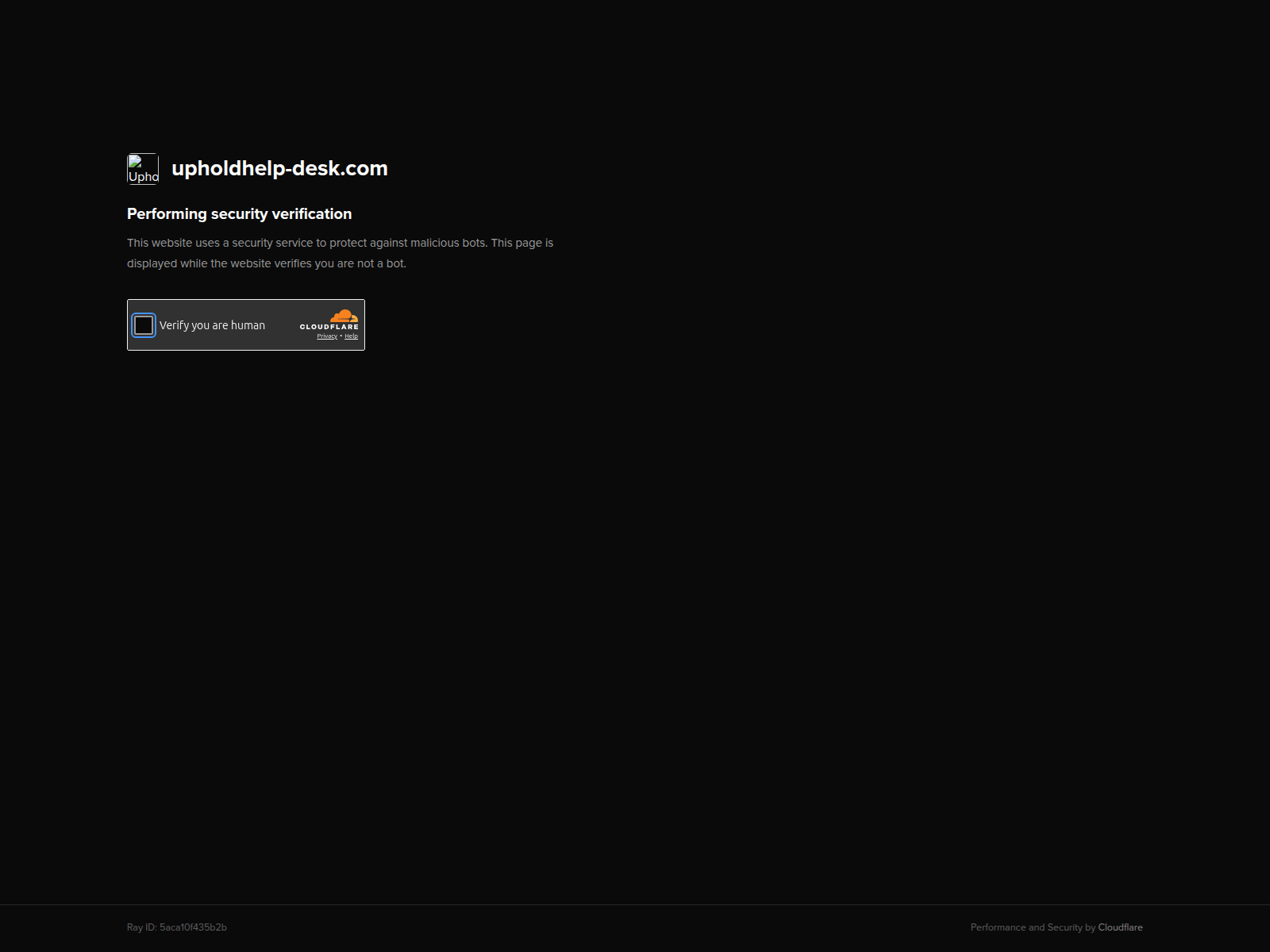 Screenshot of upholdhelp-desk.com