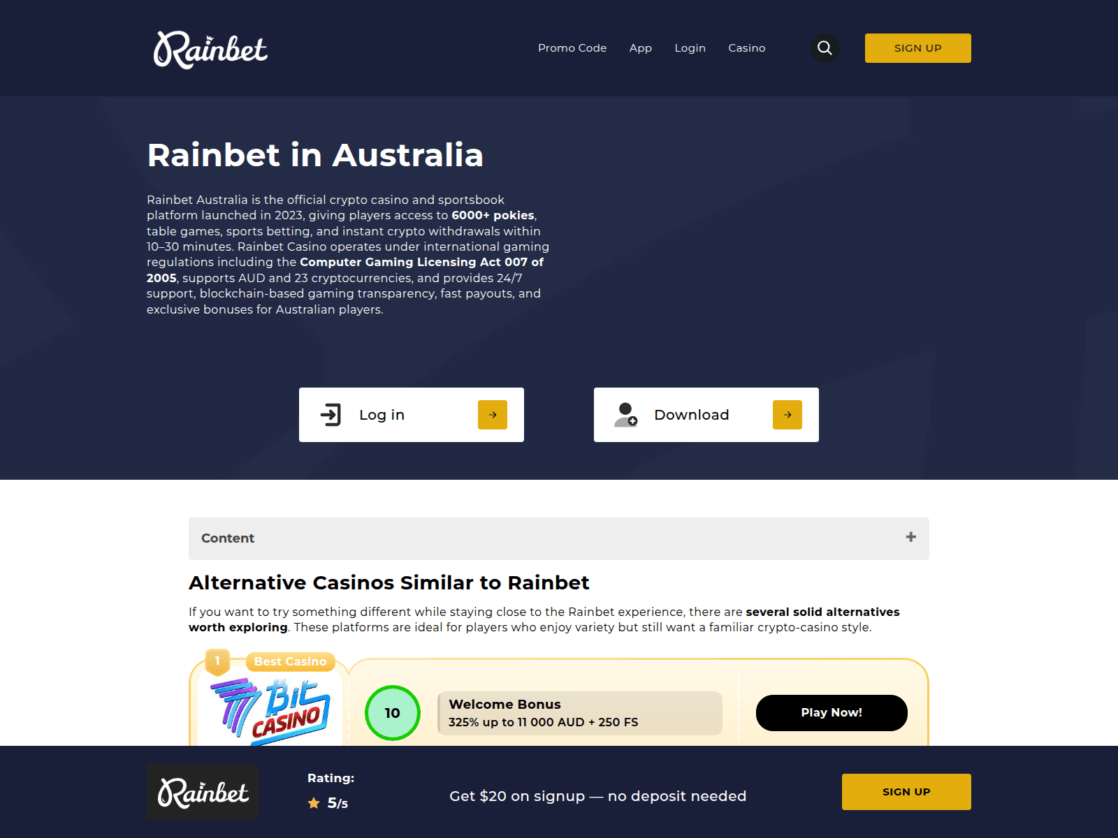 Screenshot of rainbetofficial-au.com