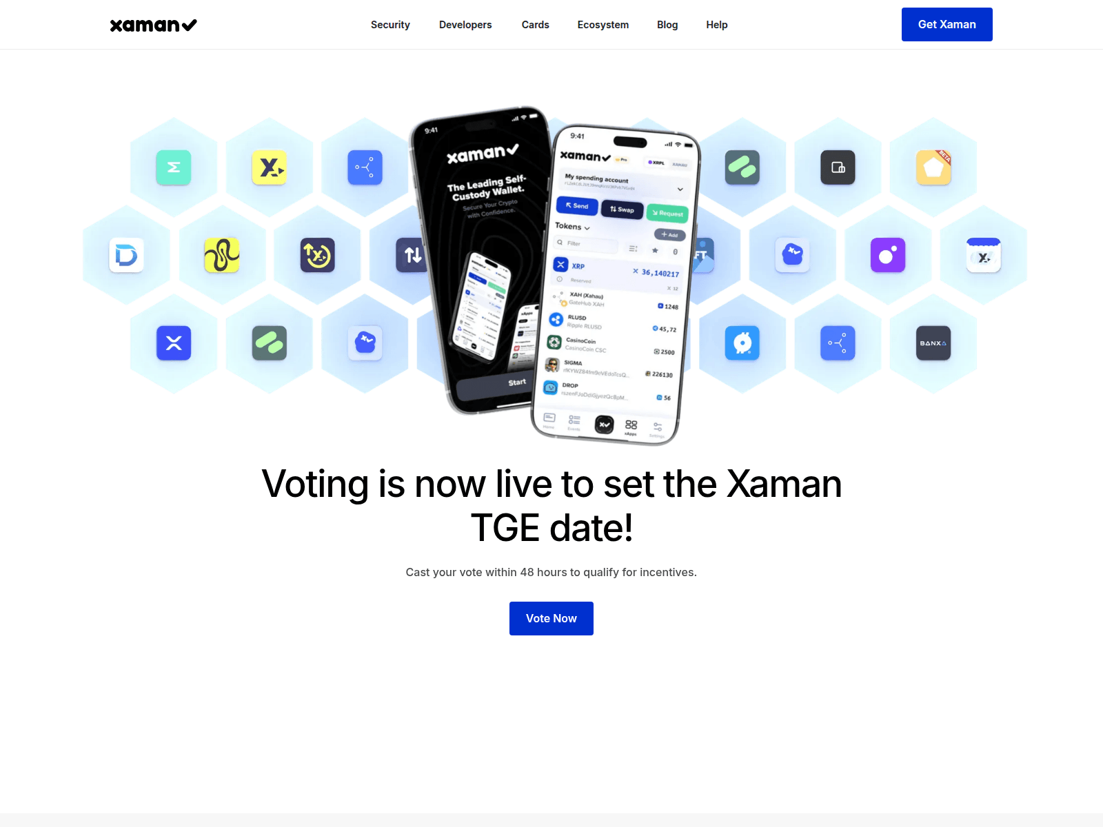 Screenshot of vote-xaman.top