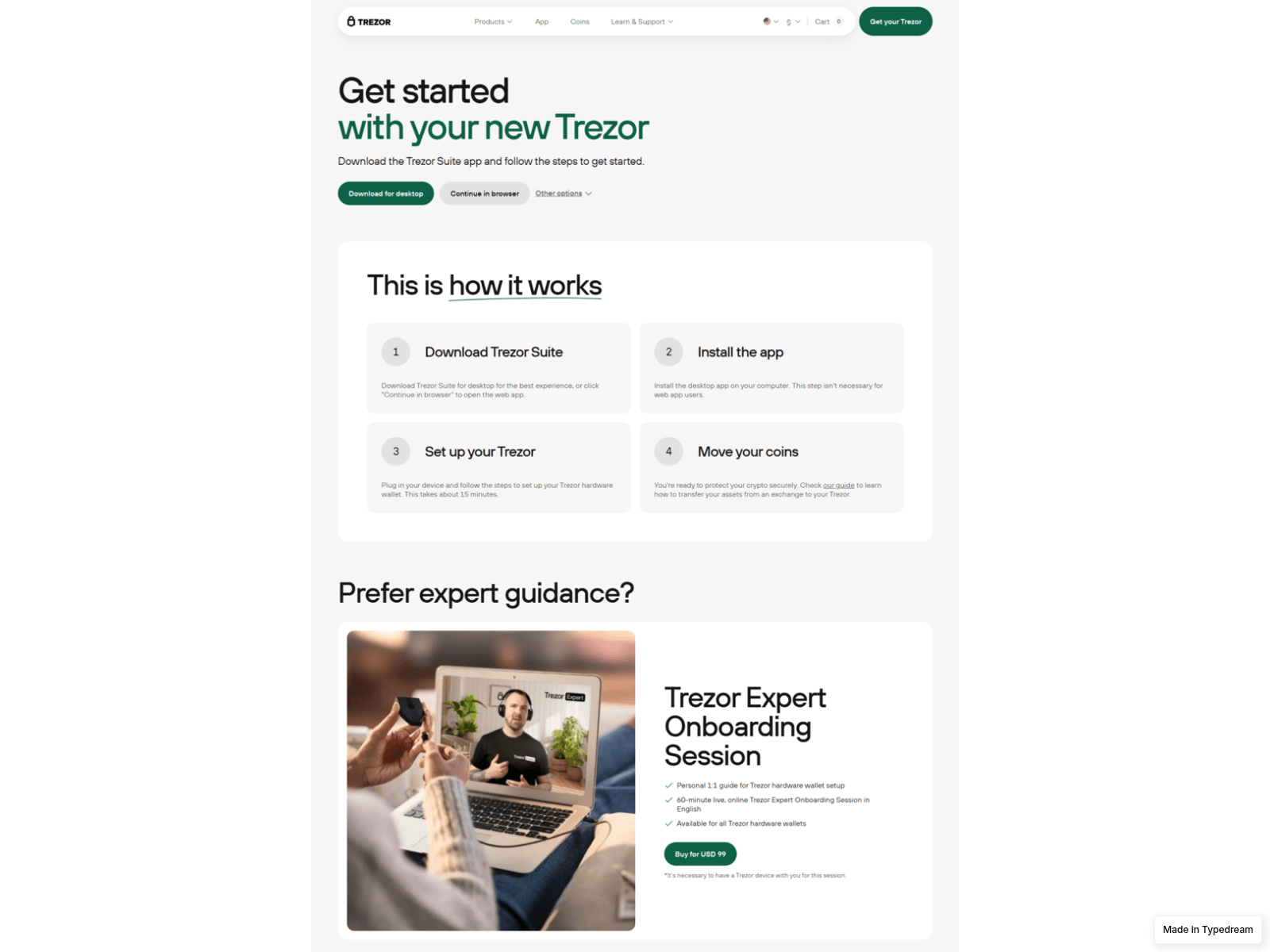 Screenshot of faq-trzro-io-pro.typedream.app