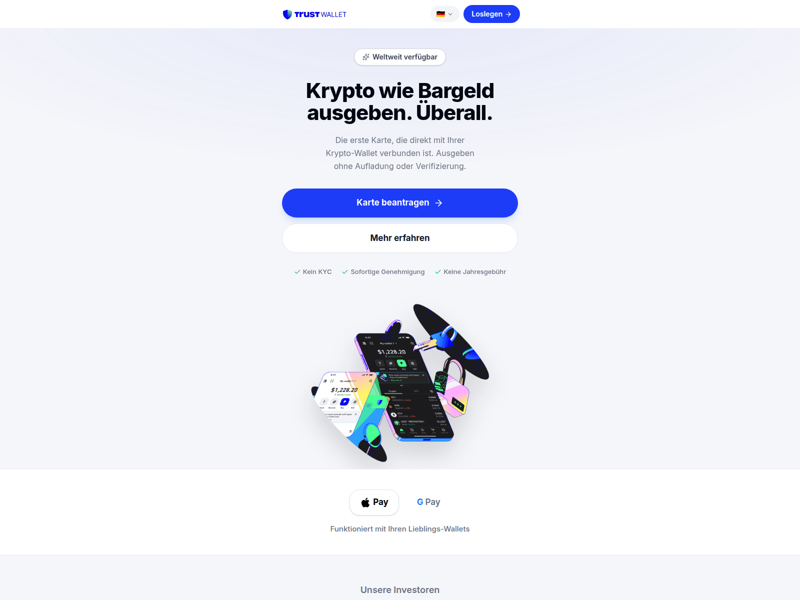 Screenshot of trustwalletcards.online