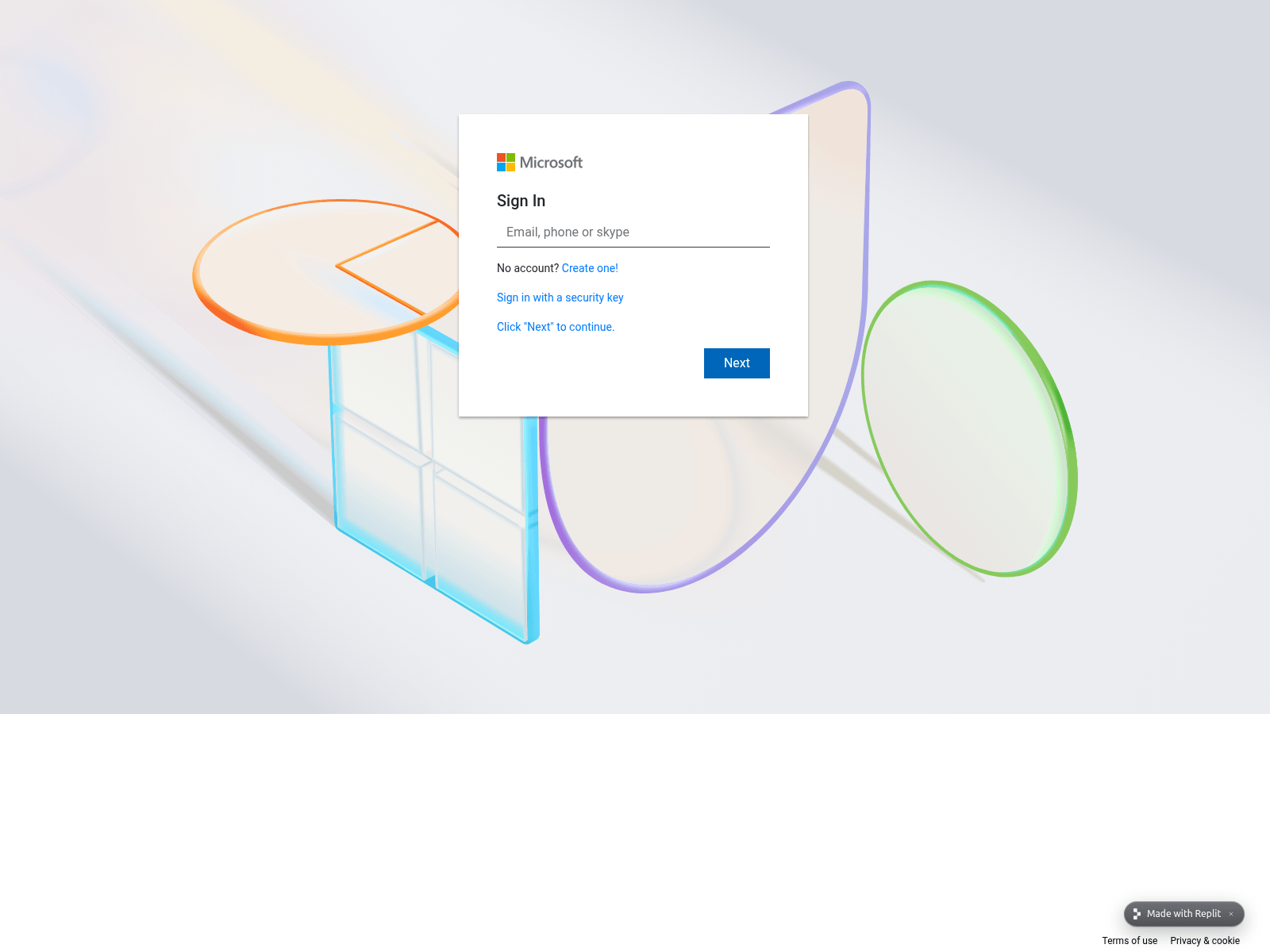 Screenshot of simple-security-page--pinewl.replit.app