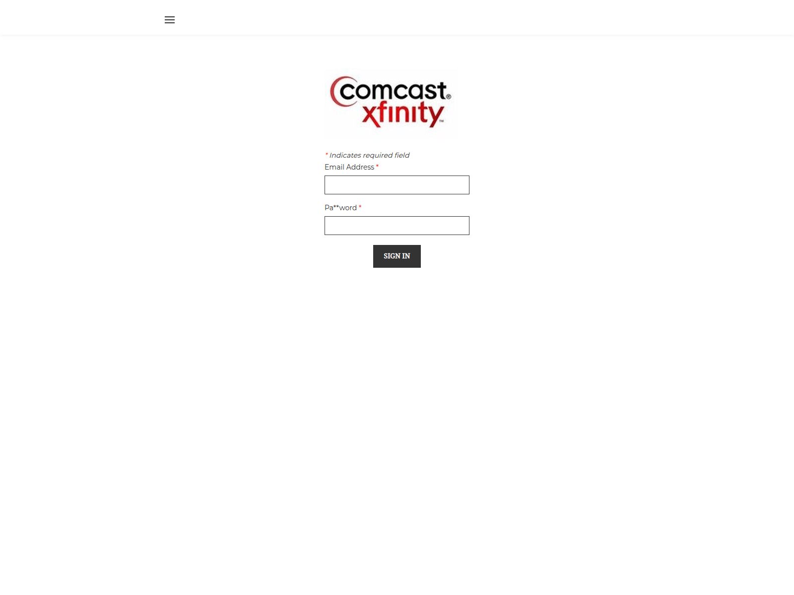Screenshot of web-comcast.weebly.com