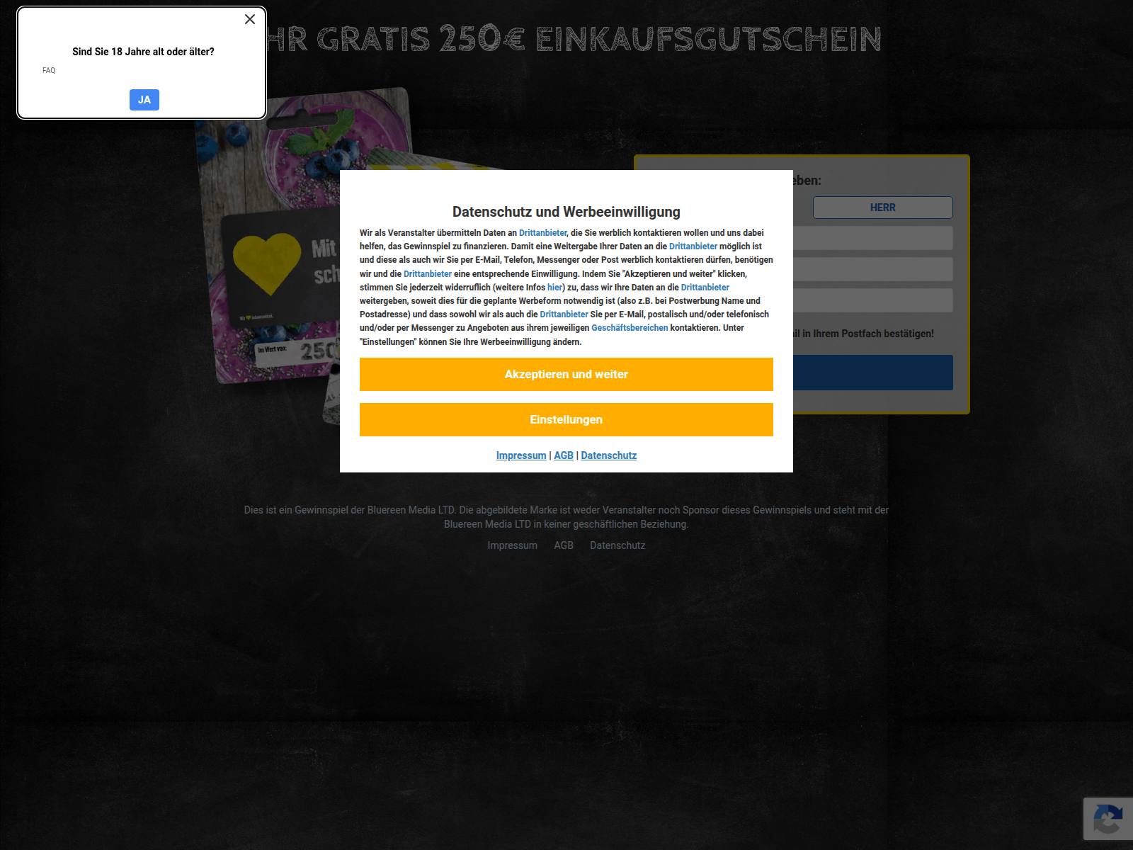 Screenshot of einkaufen.grosseslos.com