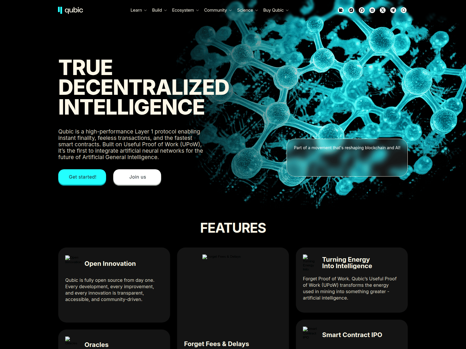 Screenshot of qubic-pre-ipoclaims.xyz