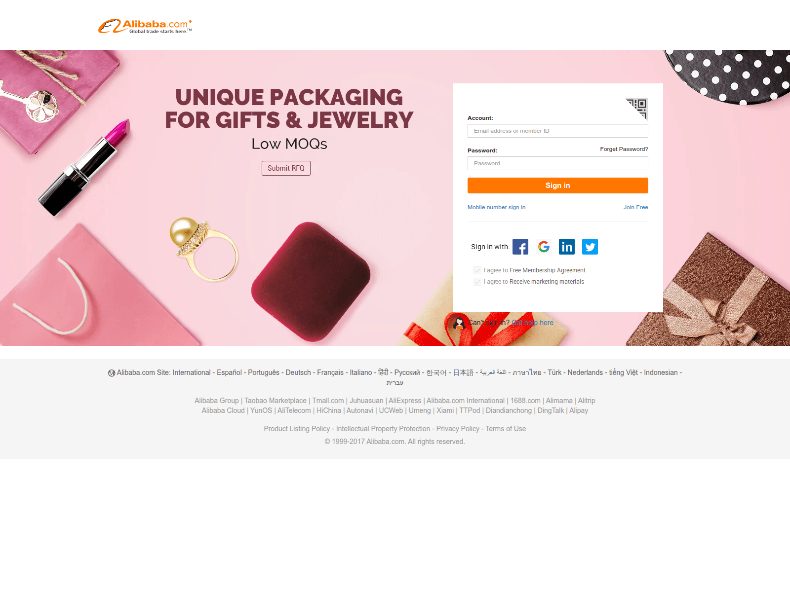 Screenshot of mackeyins.com