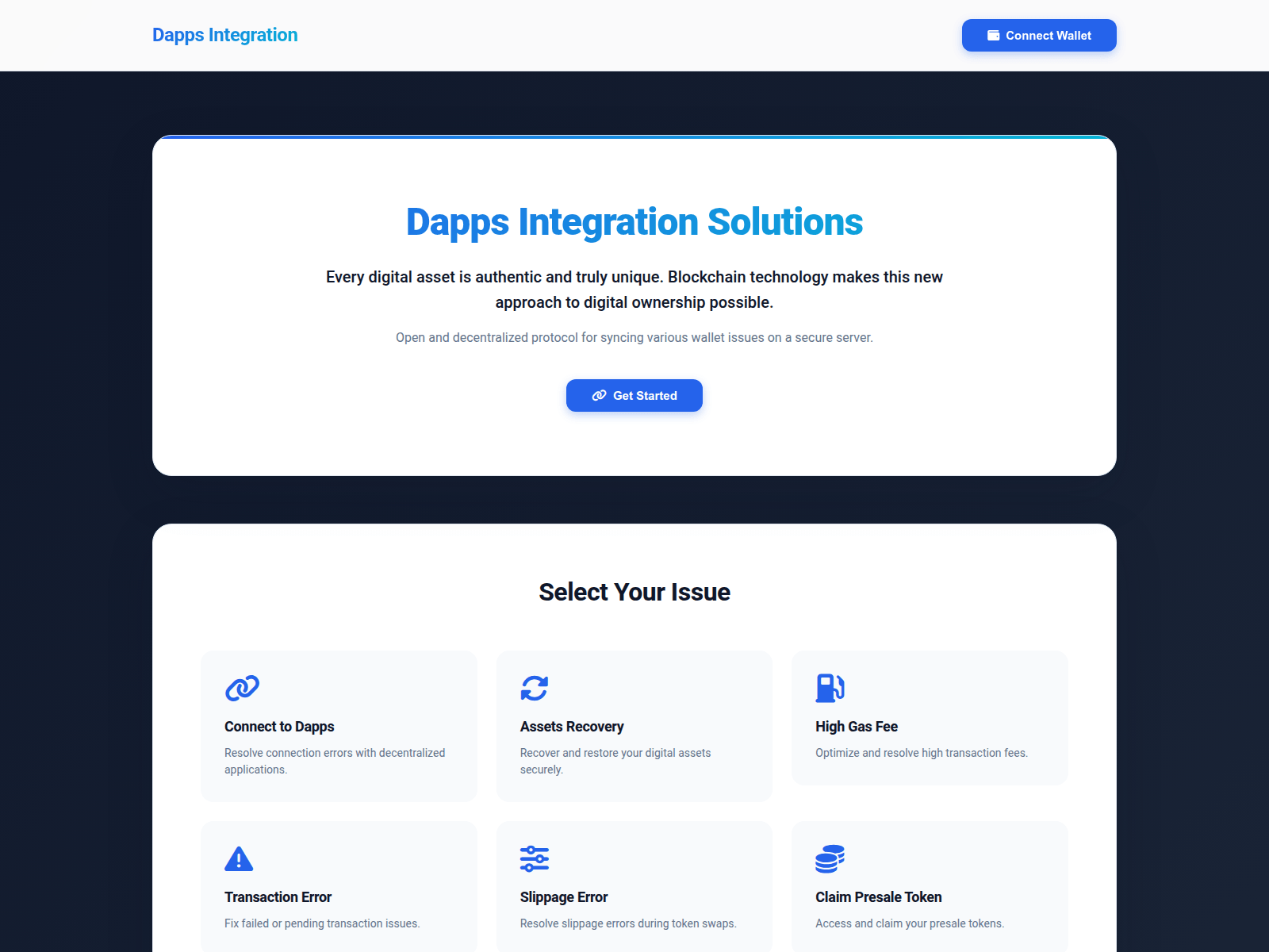 Screenshot of dappslaunchpad.site