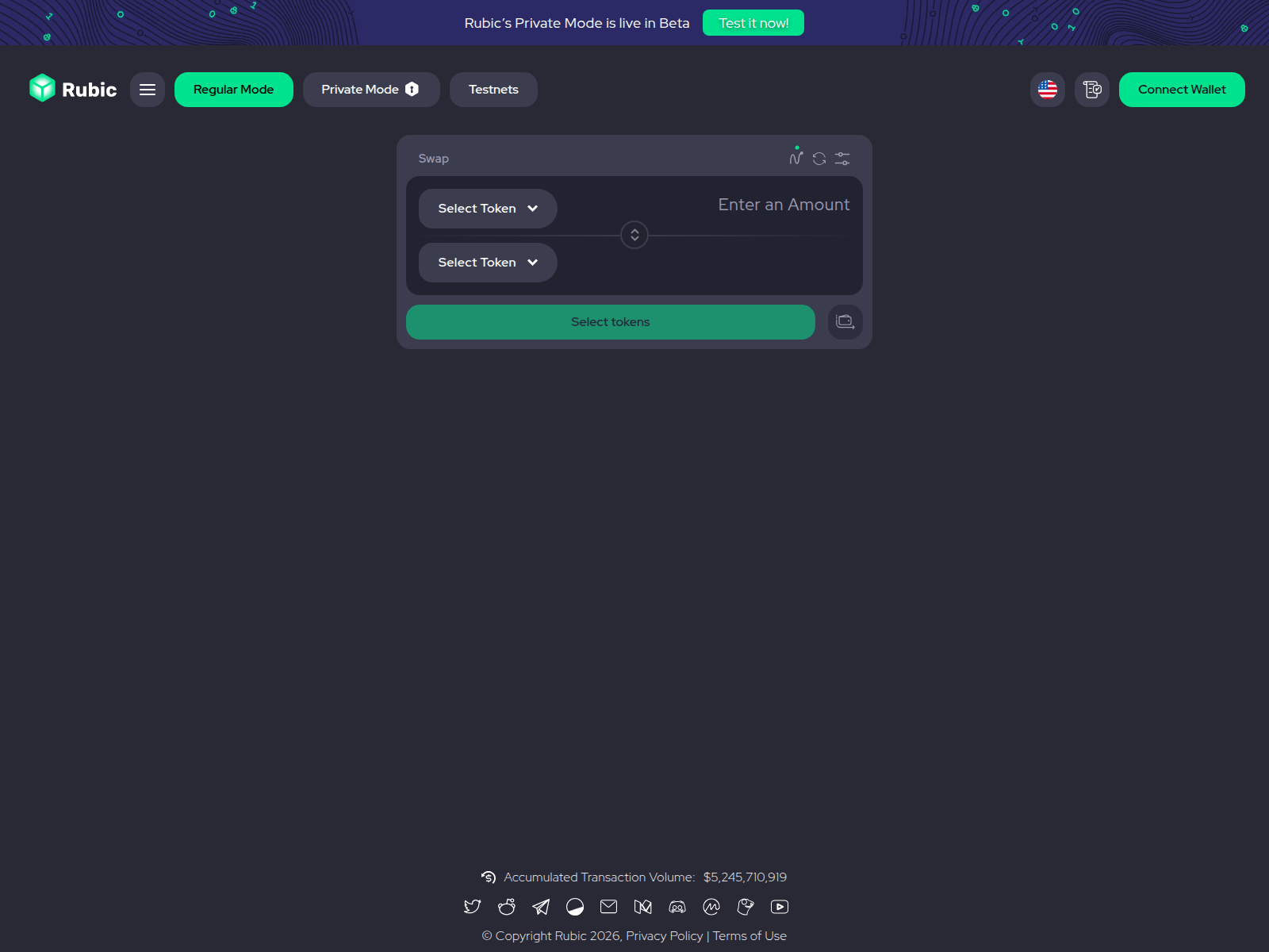 Screenshot of web3-rubic-exchange.click