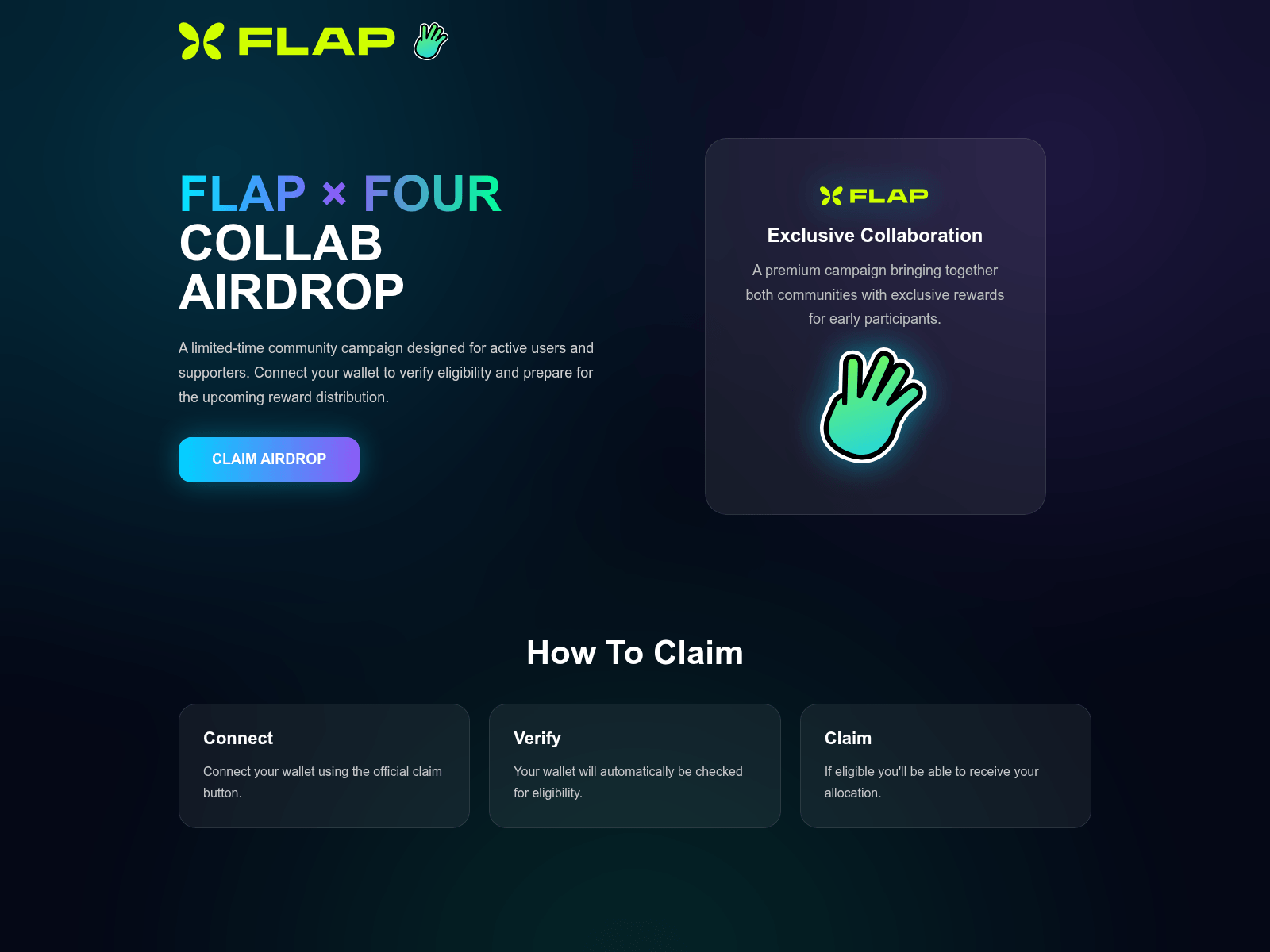 Screenshot of flapxfour.netlify.app