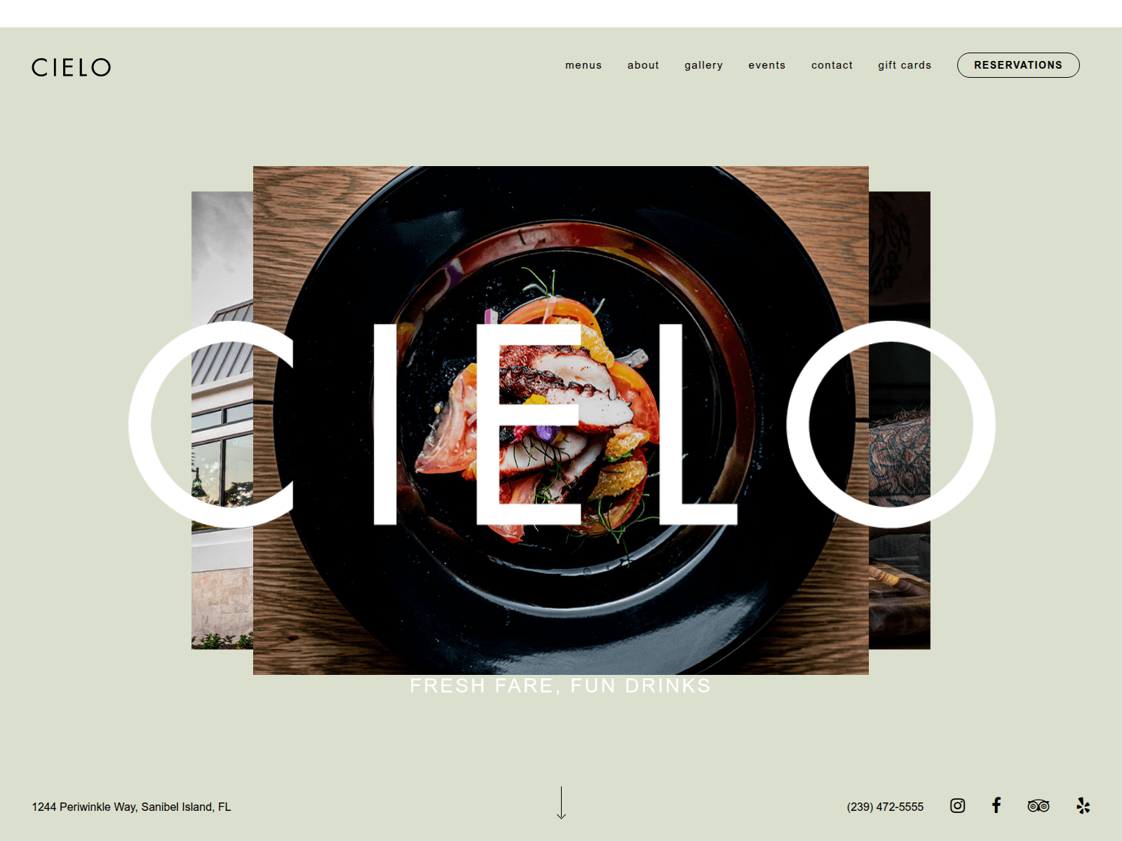Screenshot of cielo-sanibel.online