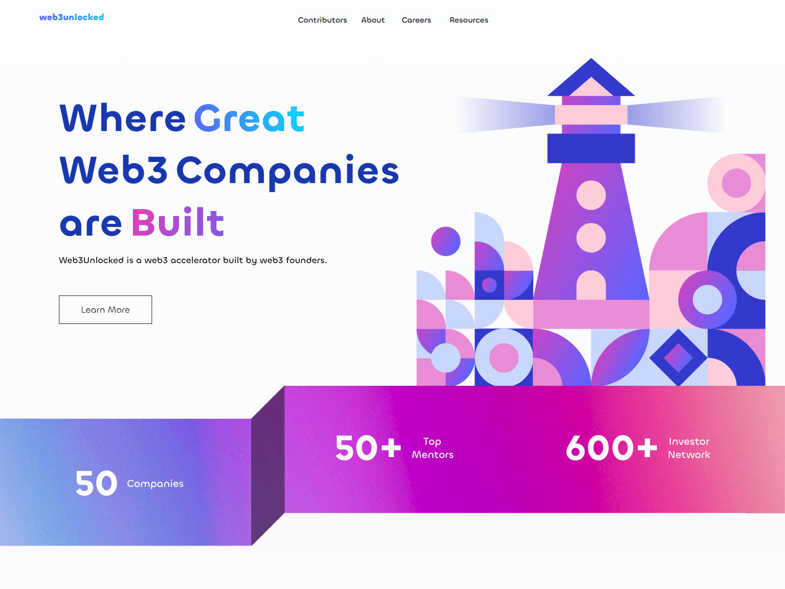 Screenshot of web3unlocked.io