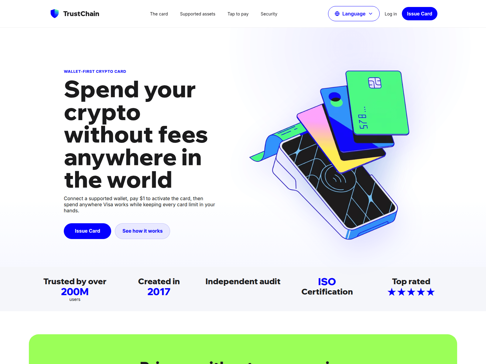 Screenshot of newtwcard.co