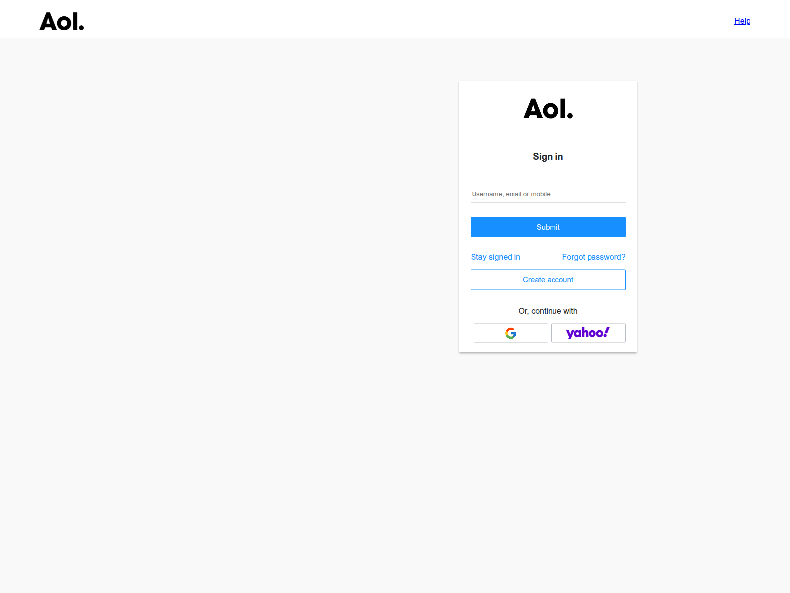 Screenshot of myaol-serv.cwrdl.workers.dev