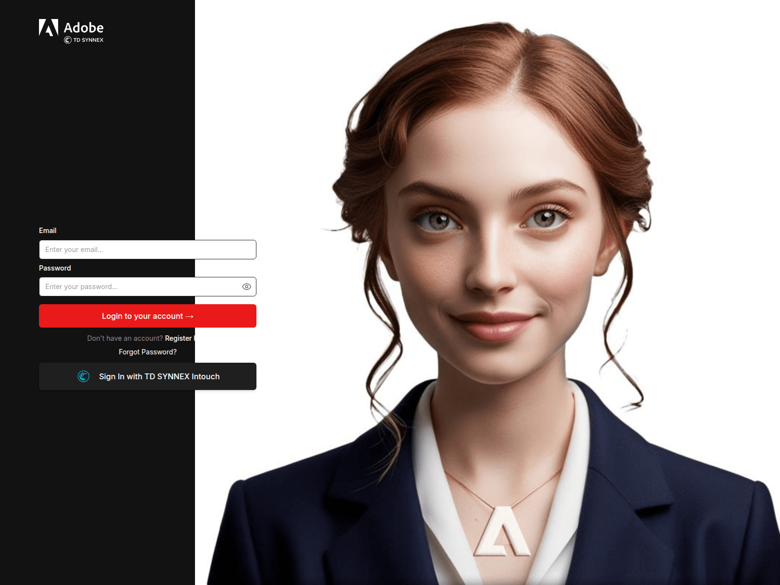 Screenshot of adobe.athena.captivatechat.com