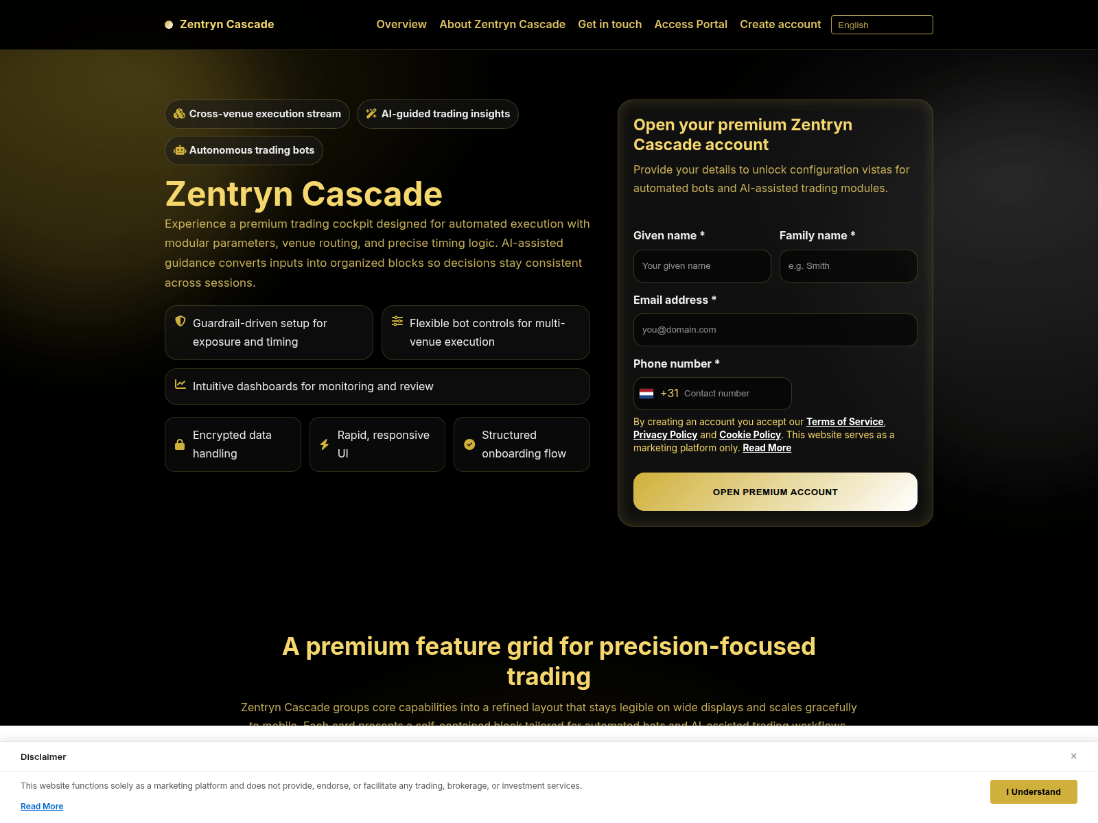 Screenshot di zentryn-cascadepro.com