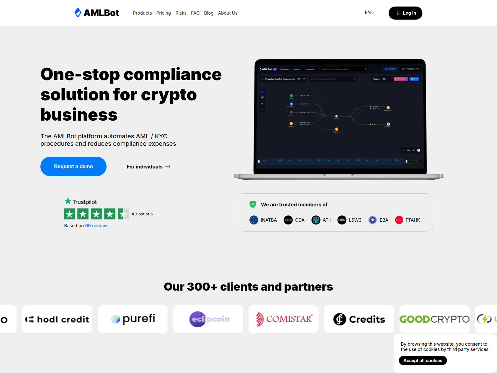 Screenshot of amldoc.com