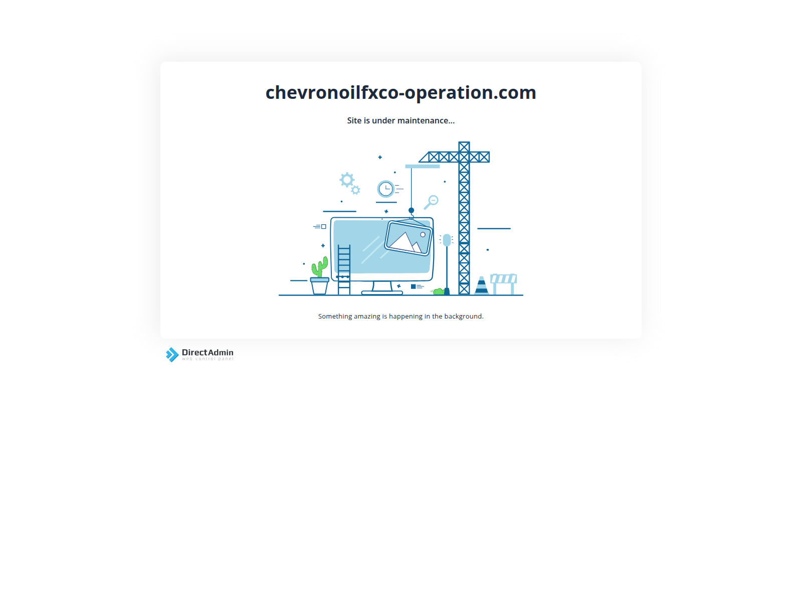 Screenshot of chevronoilfxco-operation.com