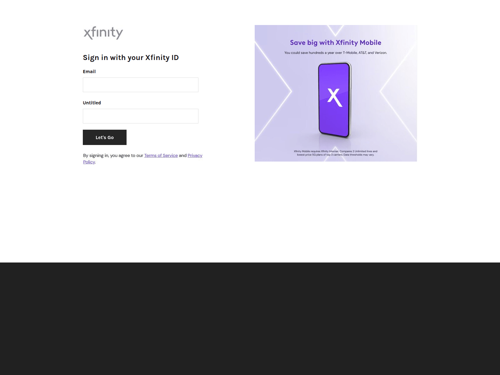 Screenshot of xfinitymail2025.weebly.com