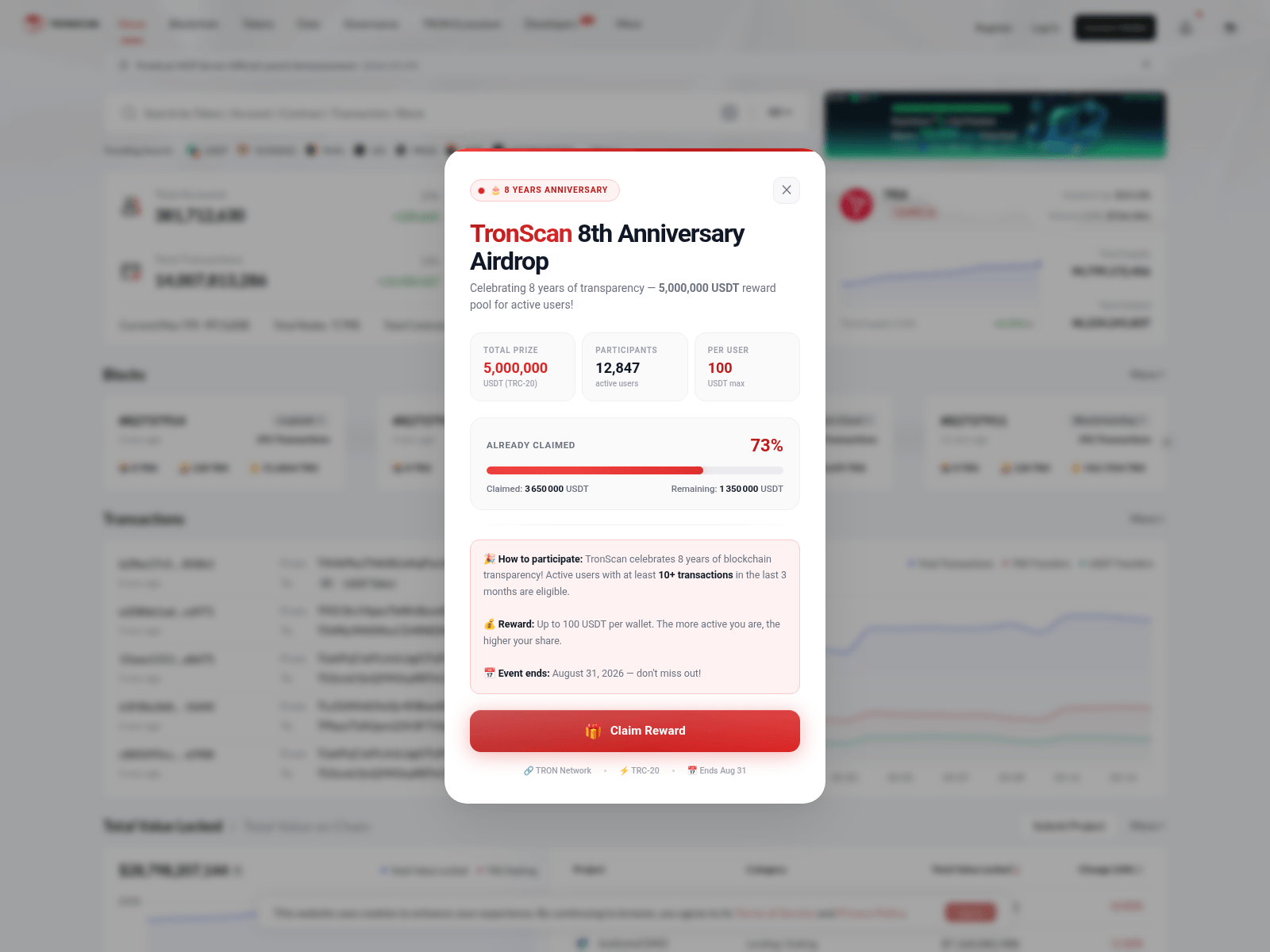 Screenshot of tronscan.org.im