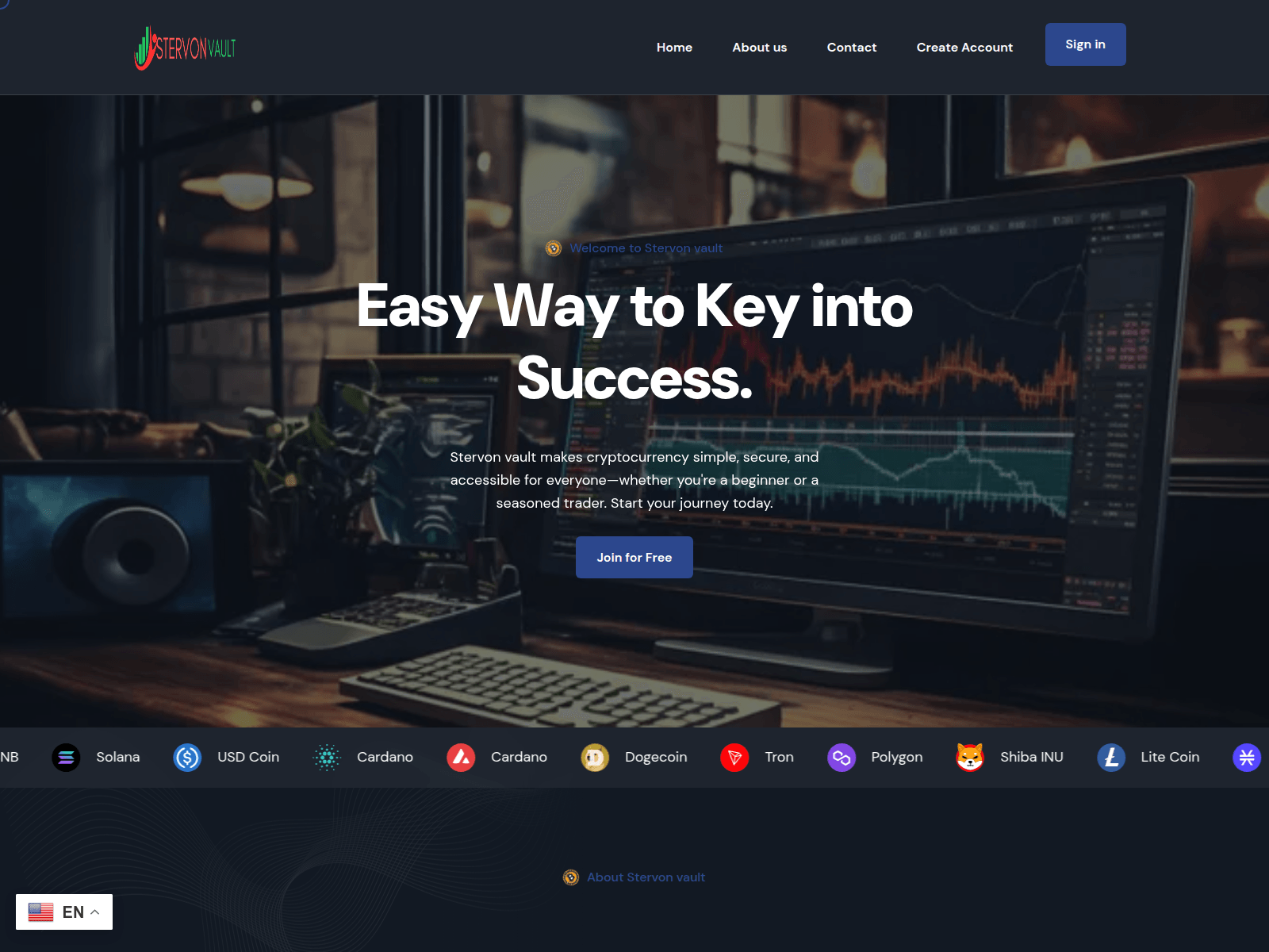 Screenshot of stervonvault.pro