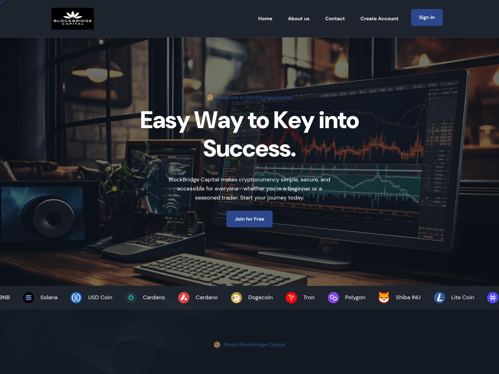 Screenshot of blocksbridgecapital.com
