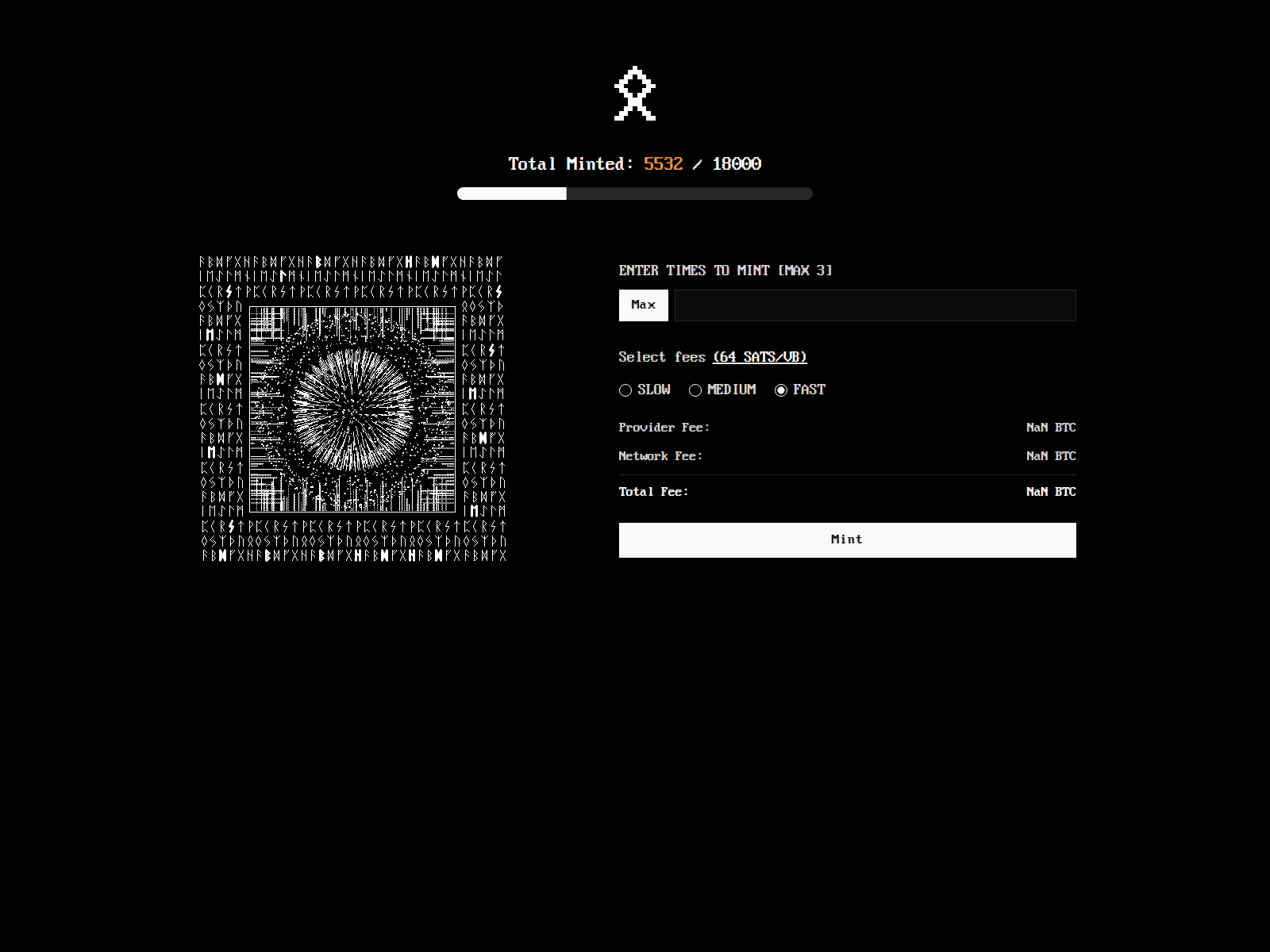 Screenshot of minted-genesisrunescom.pages.dev