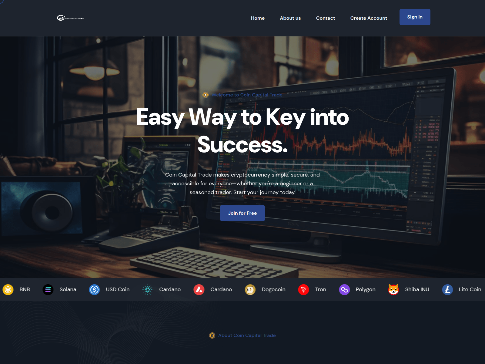 Screenshot of coincapitaltrade.org
