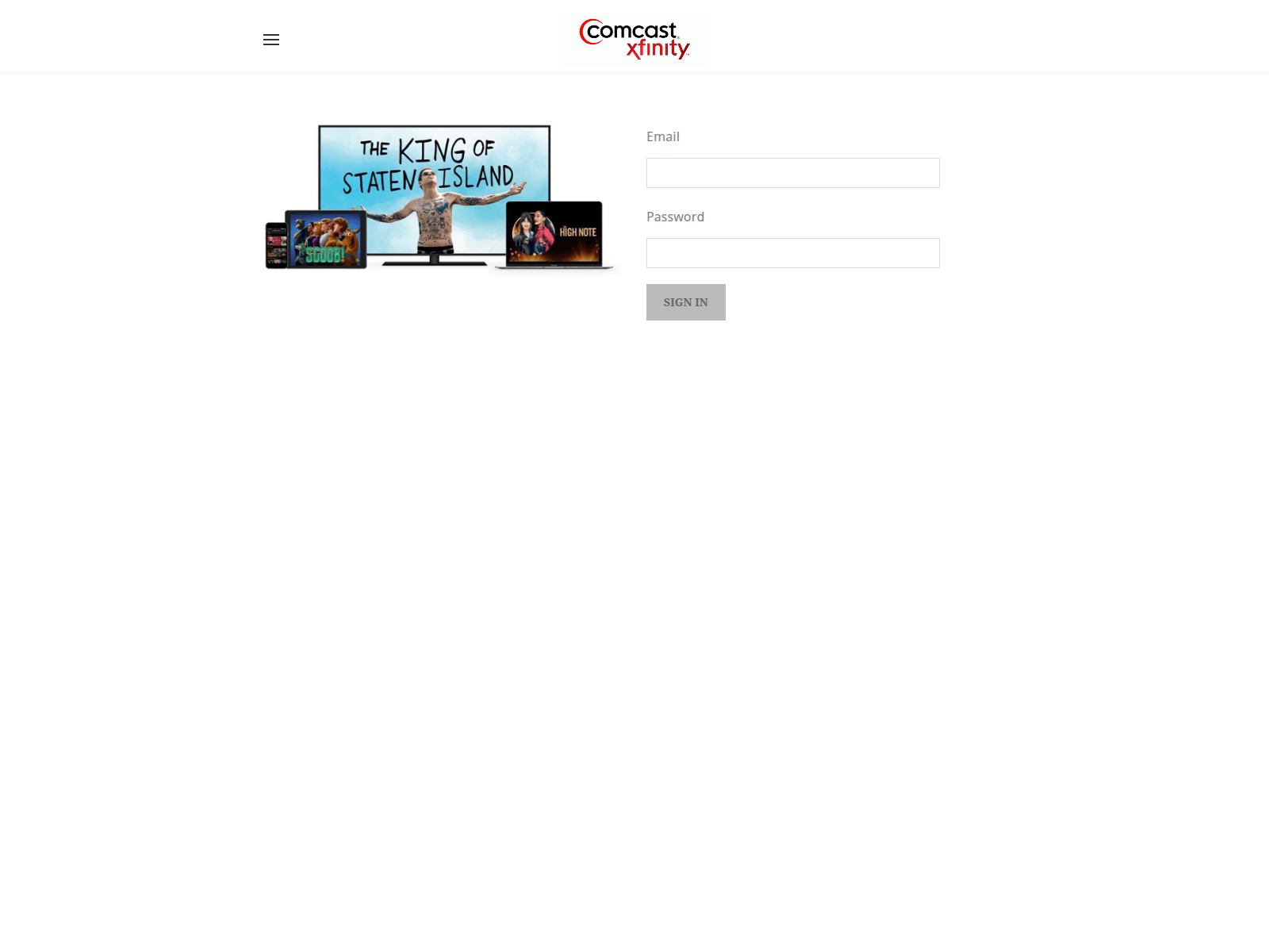 Screenshot of xfinityupdatedmail.weebly.com