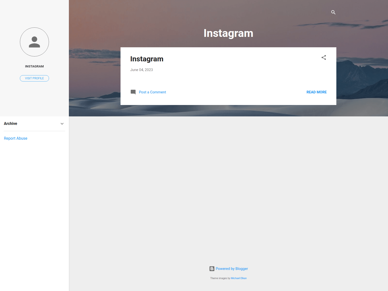 Screenshot of instagramloginpassword.blogspot.com