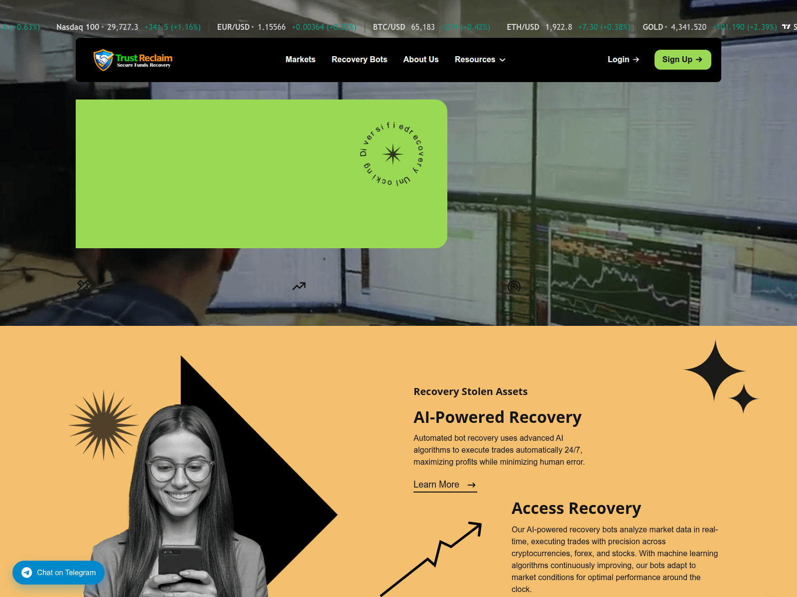 Screenshot of trustreclaimb.com