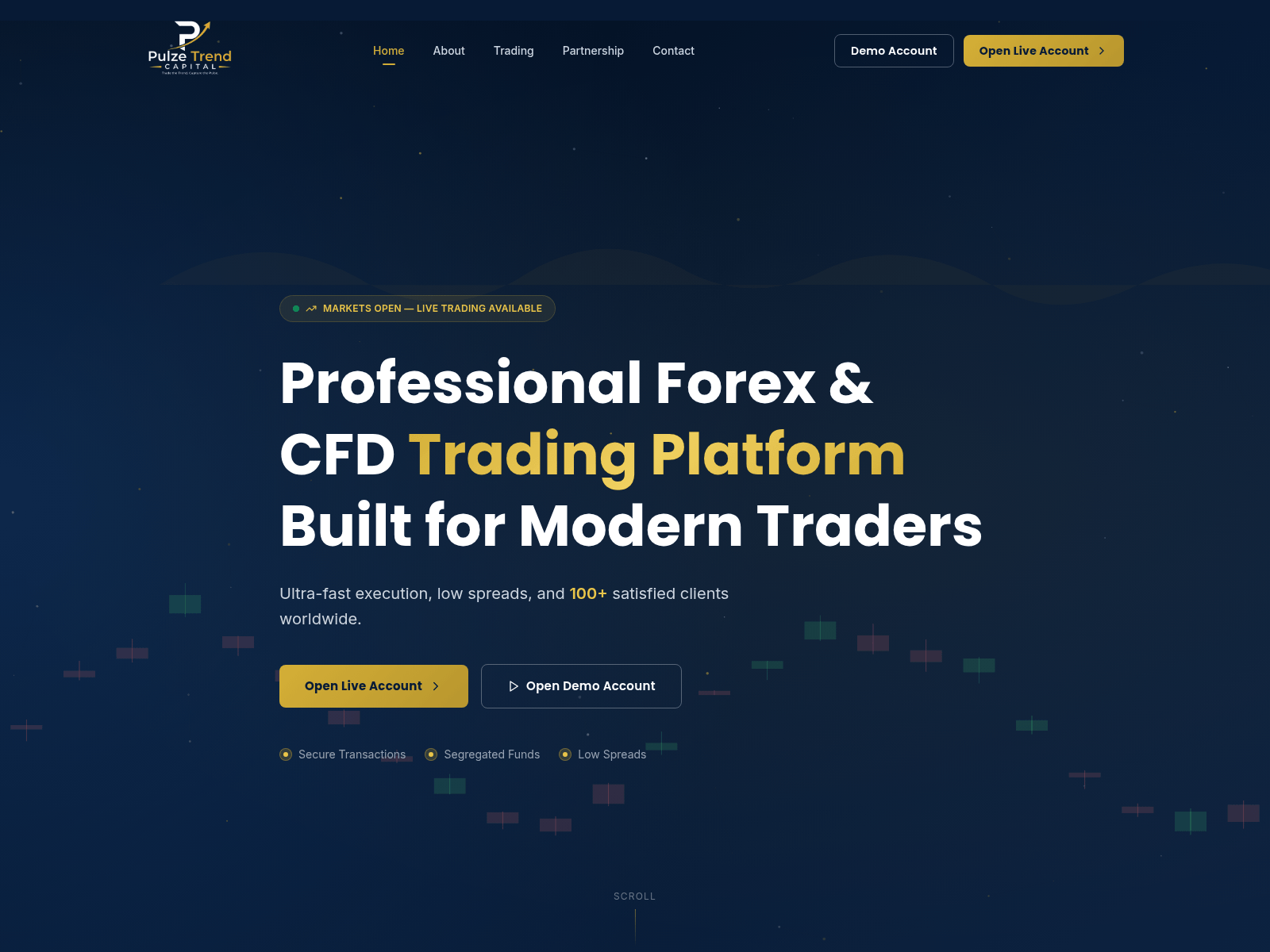 Screenshot of pulzetrendcapital.com