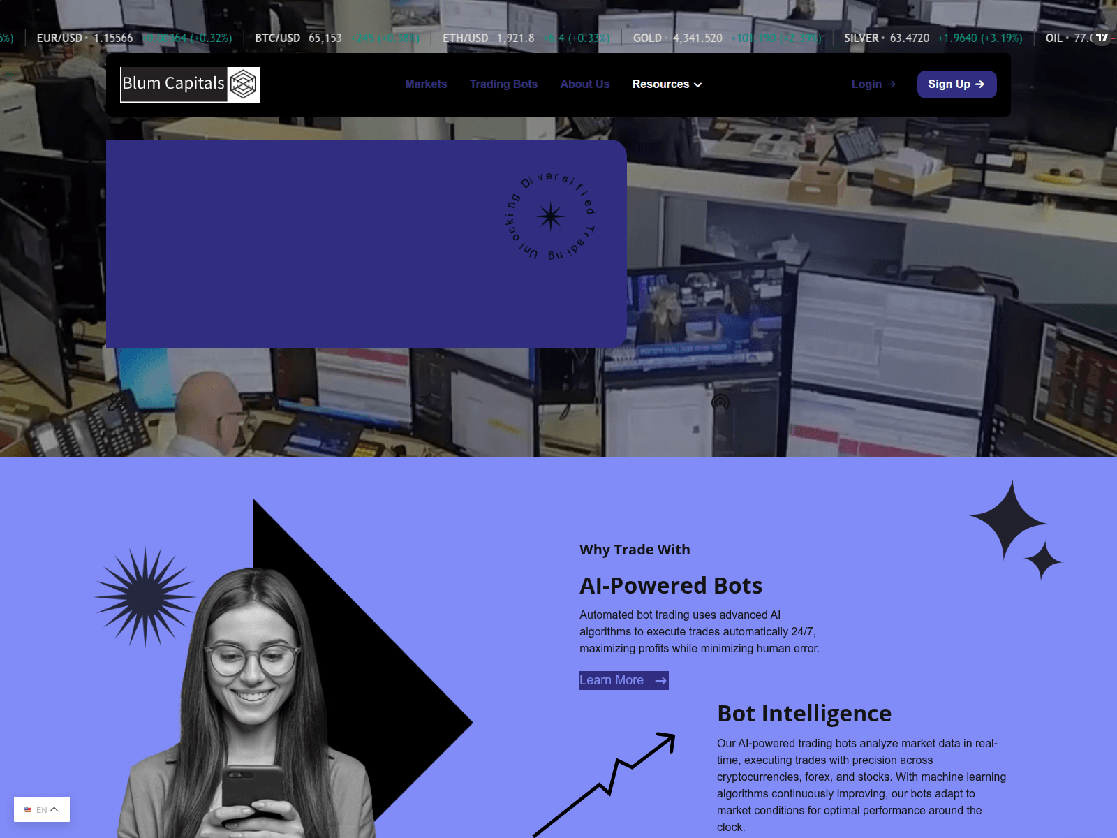 Screenshot of blumcapitals.pro