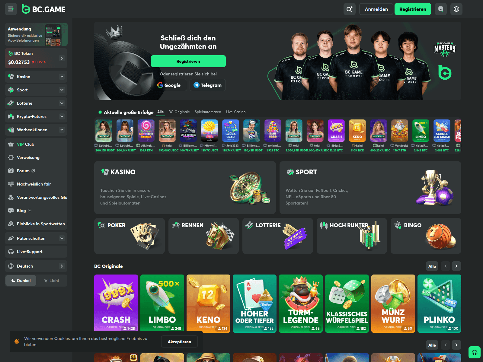 Screenshot of playglobal5.com