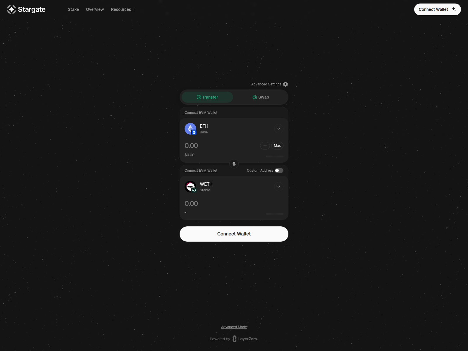 Screenshot of stargate.finance-swap.site