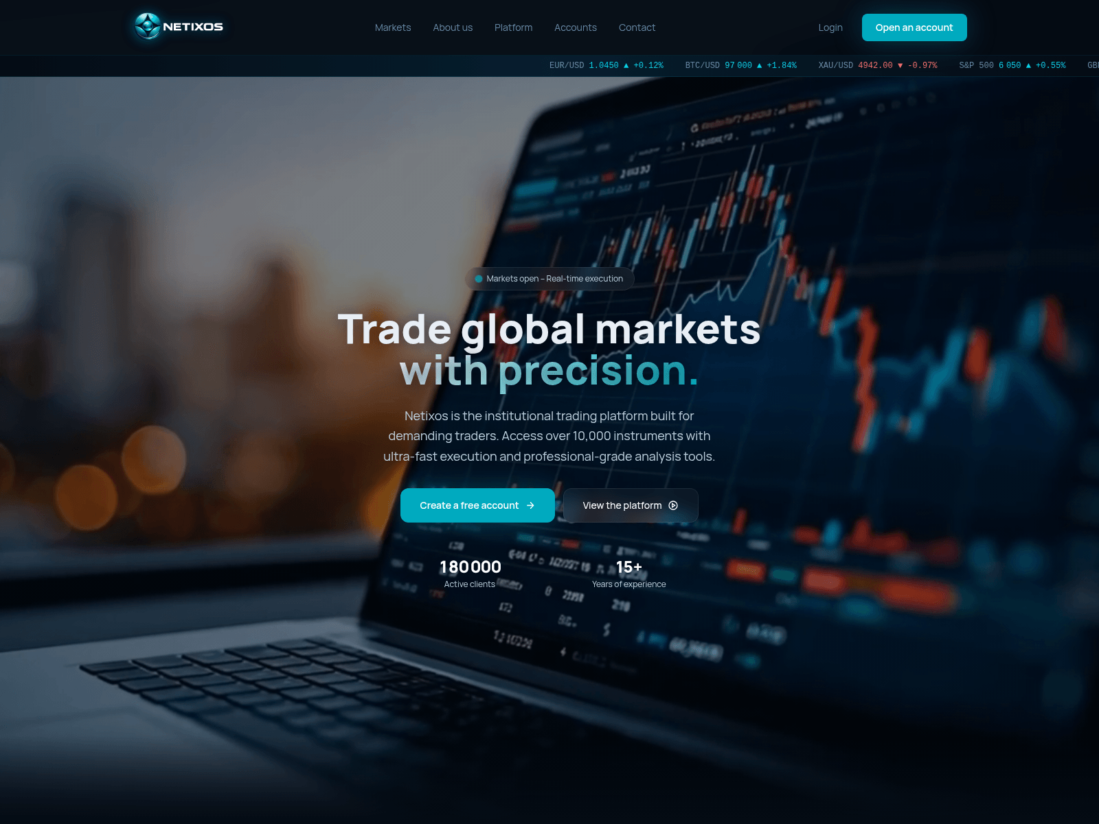 Screenshot of netixos.com