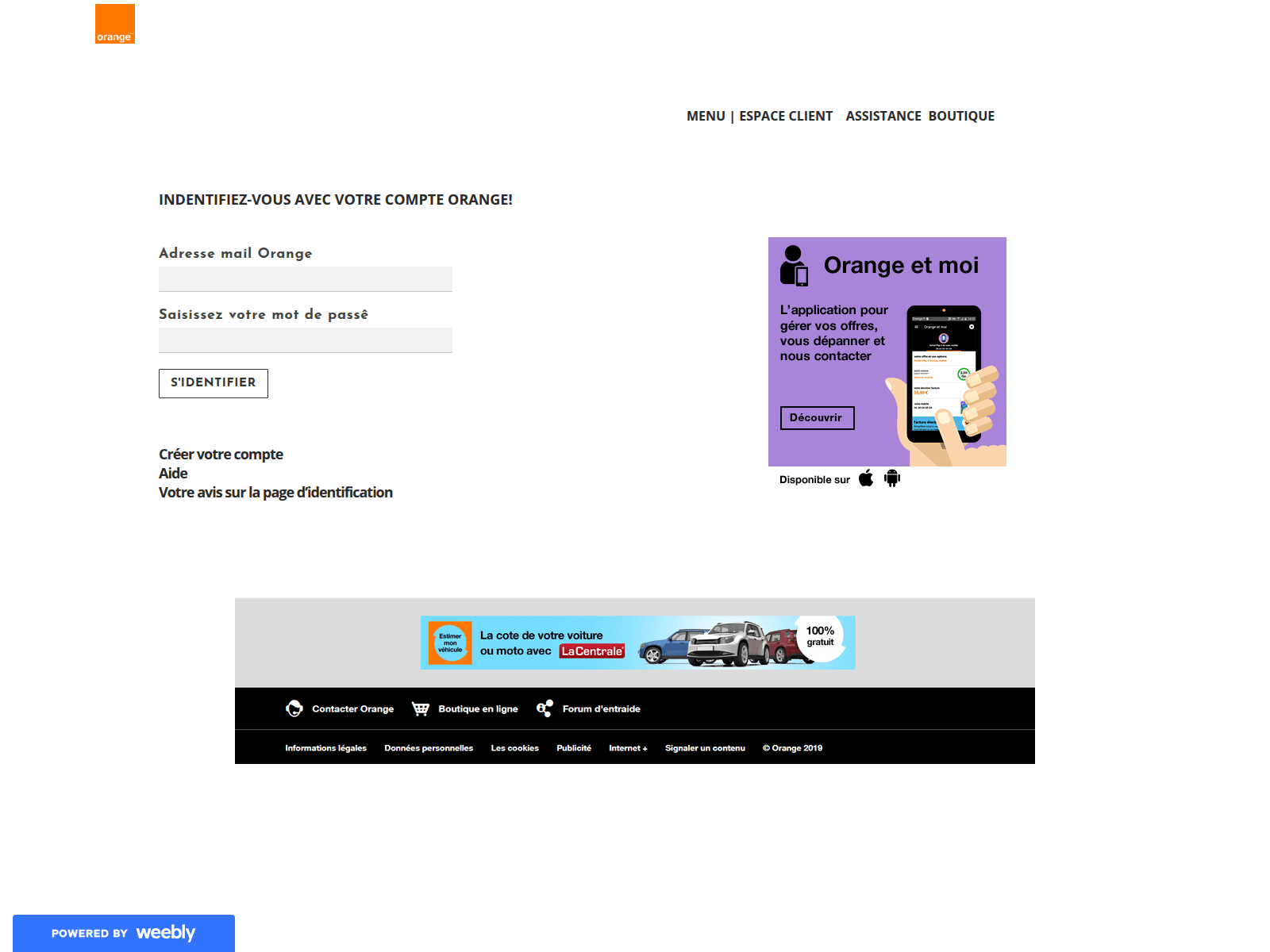 Screenshot of absencestelefone.weebly.com