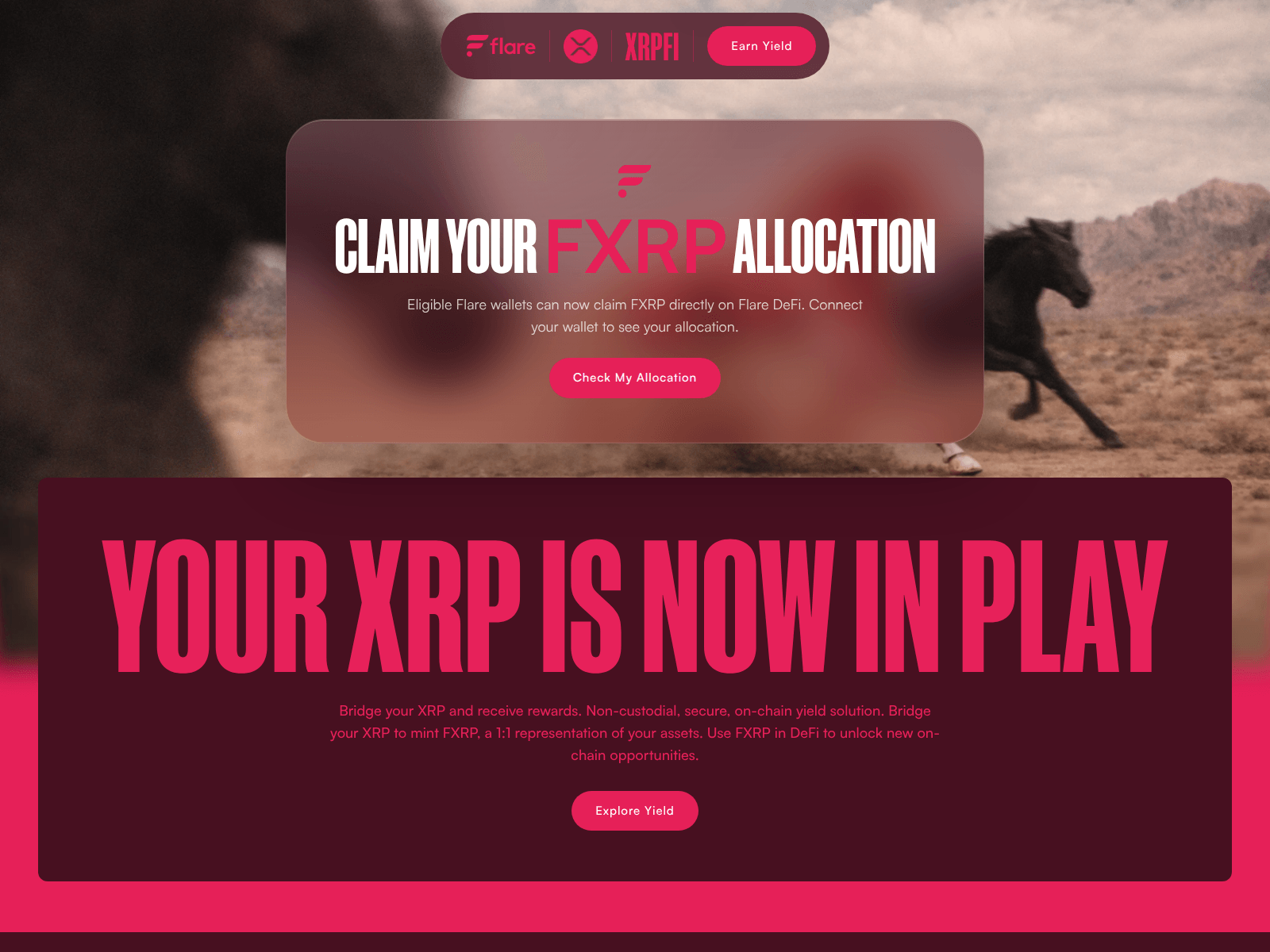 Screenshot of flarehubfxrp.com