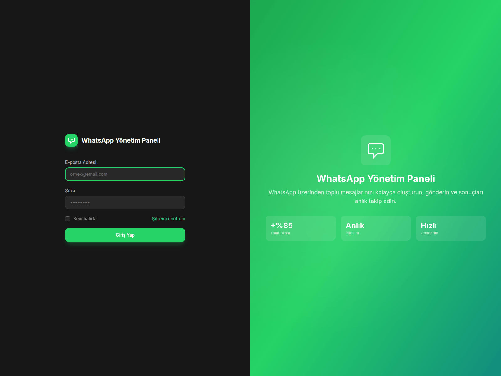 Screenshot of whatsapp.nurgulotomotiv.com.tr