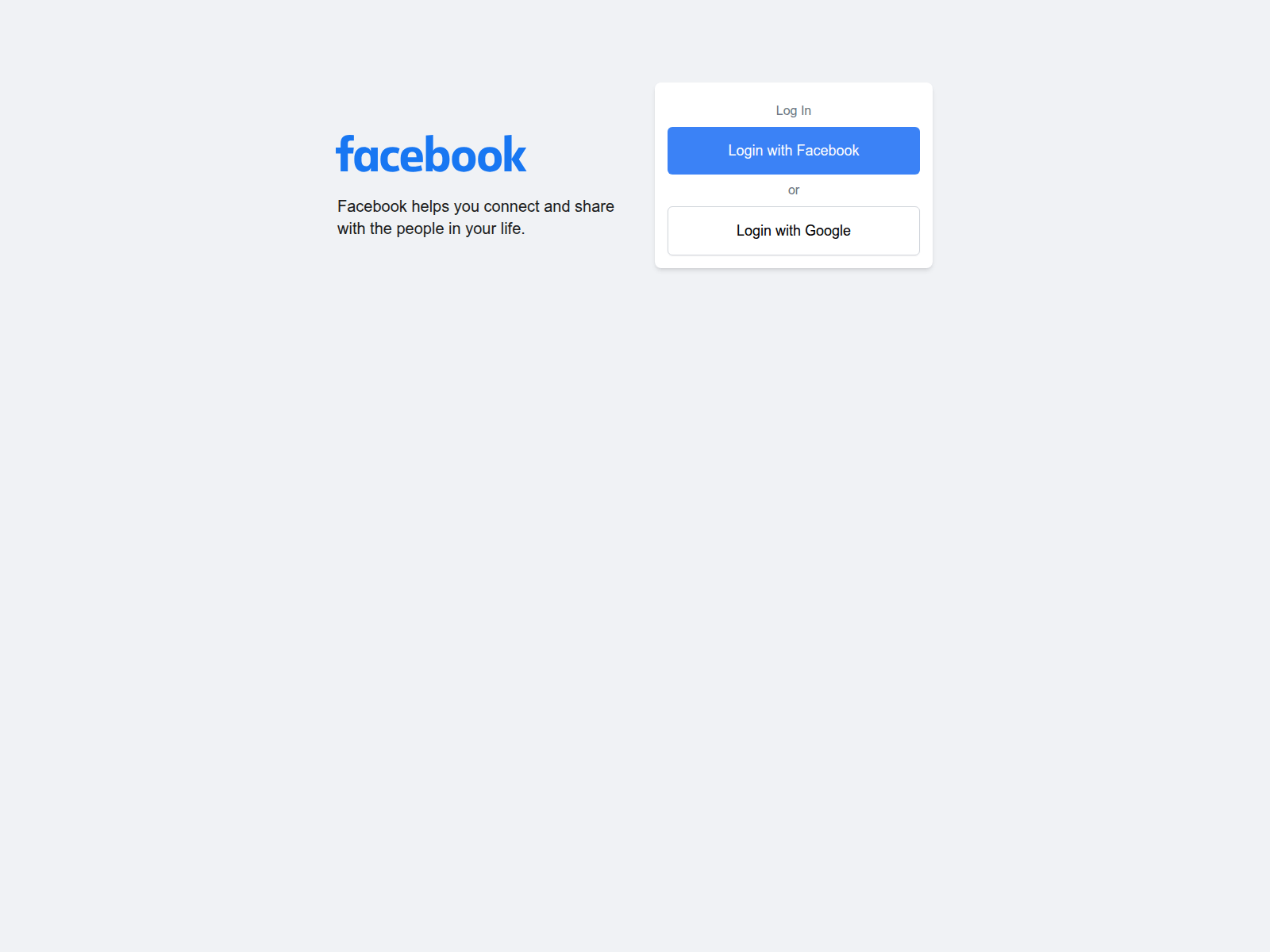 Screenshot of facebook-2-0-dun.vercel.app