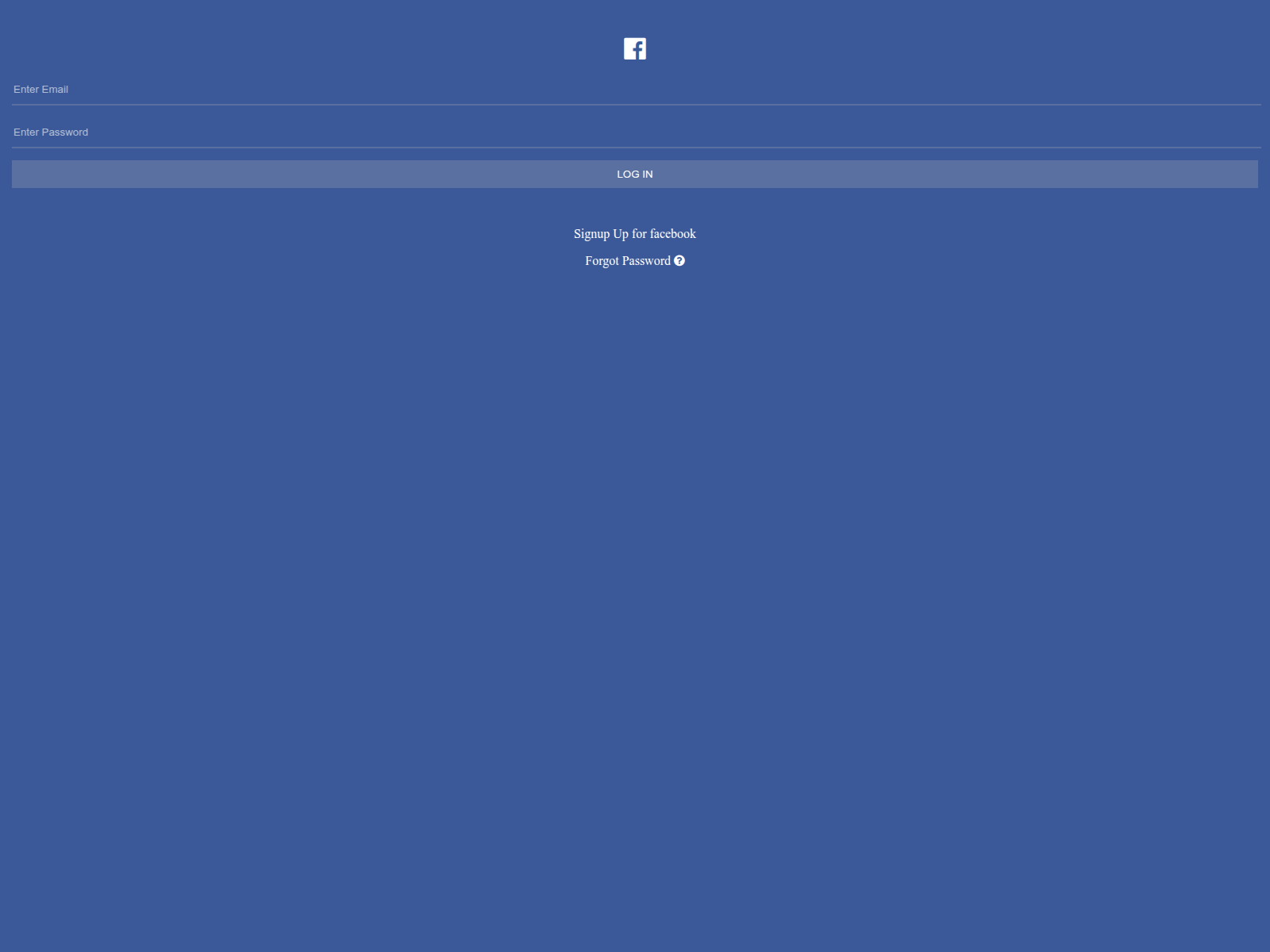 Screenshot of facbookloging.blogspot.com